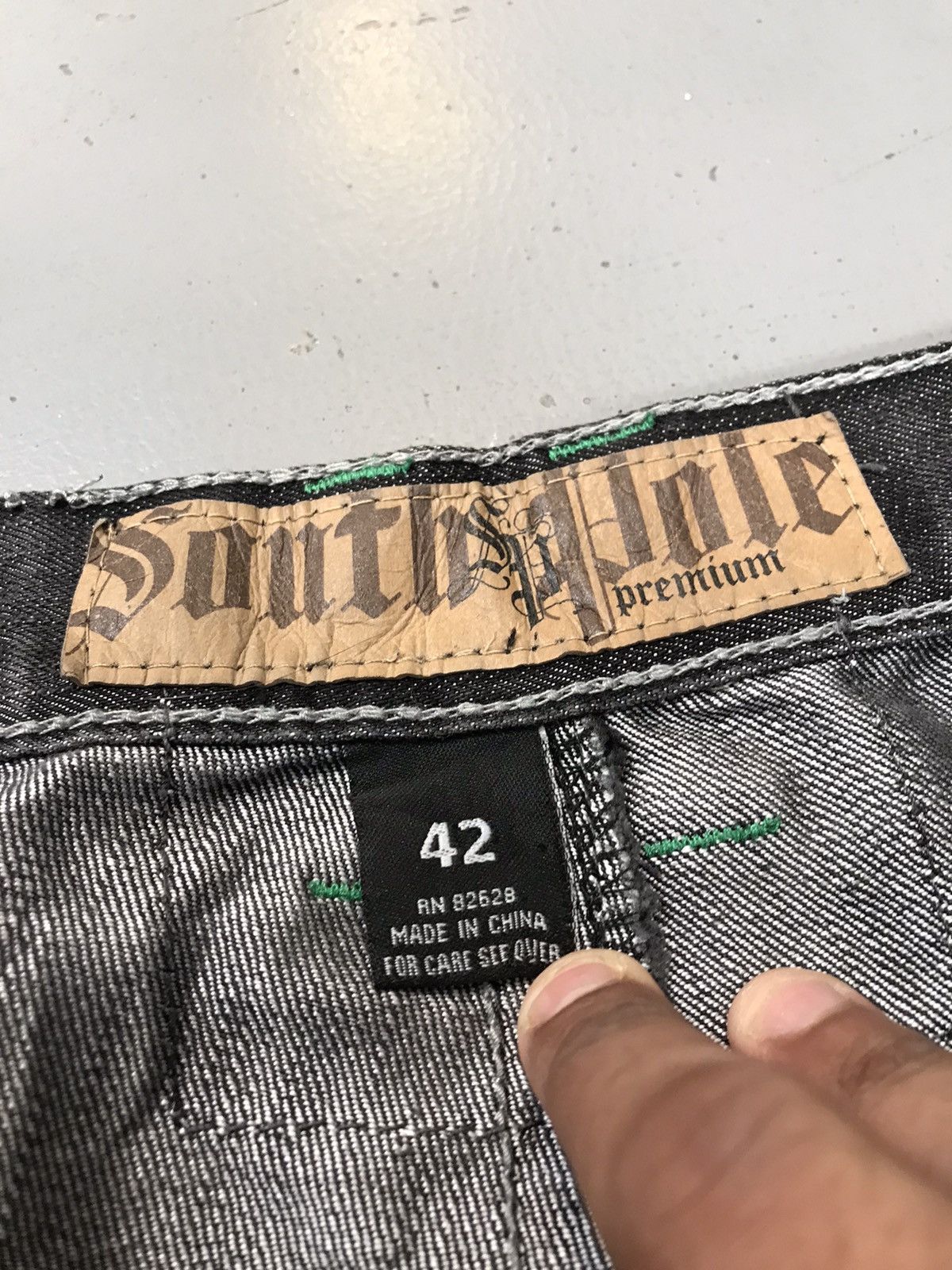 Southpole × Vintage Vintage SouthPole Embroidery Denim Jorts Size US 42 / EU 58 - 4 Thumbnail