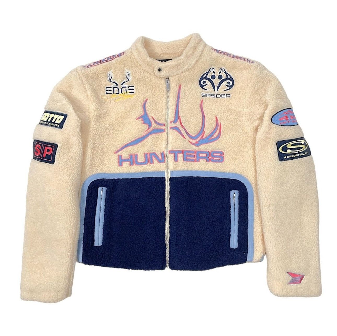 Sp5der Sp5der Worldwide Hunters Sherpa Moto Jacket Size US S / EU 44-46 / 1 - 1 Thumbnail