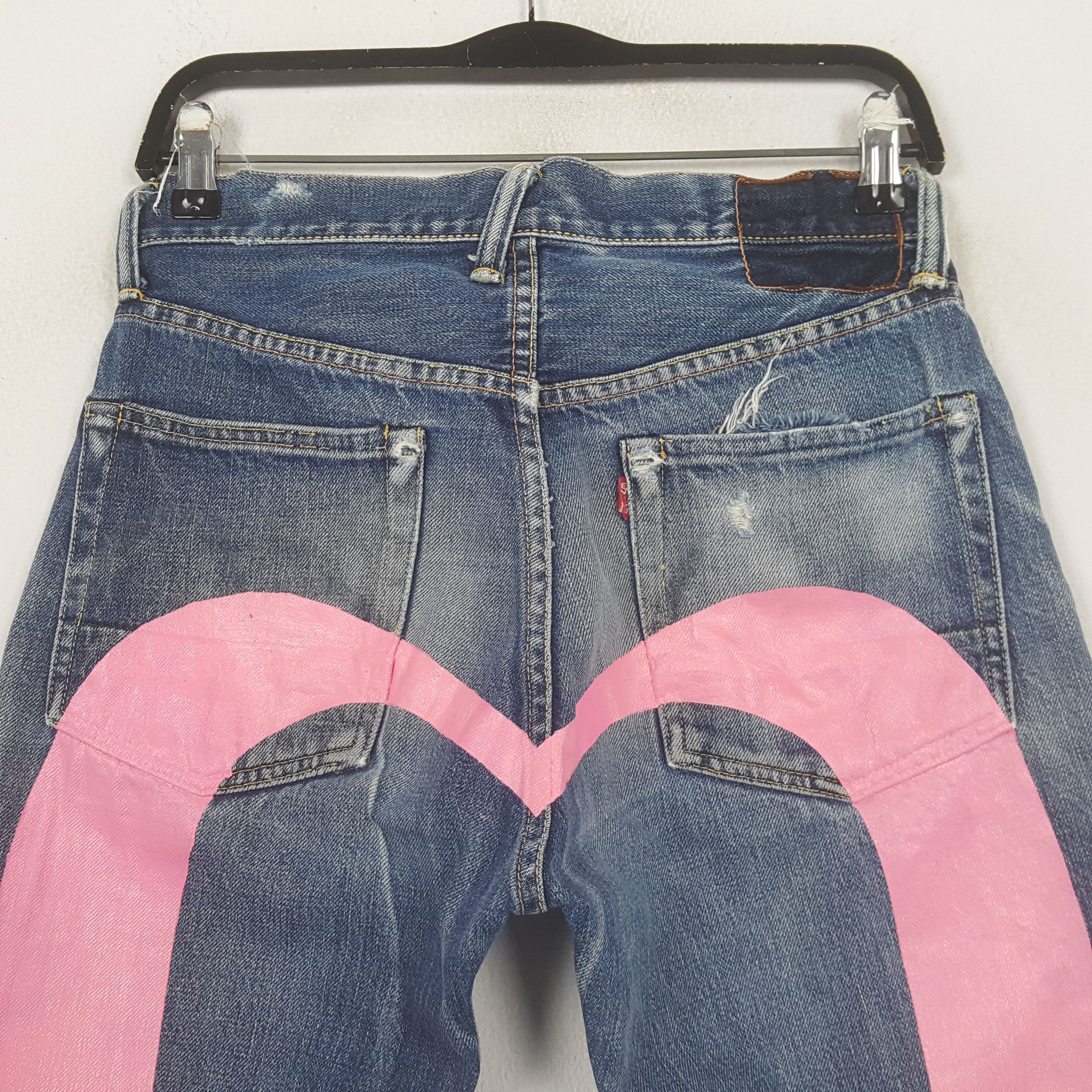 Evisu Evisu Japanese Brand Custom Daicock Jeans C297N12 Size US 29 - 2 Thumbnail