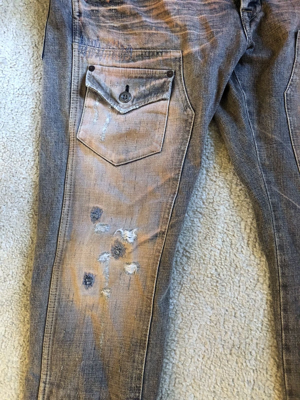 Japanese Brand × Vintage Vintage Japanese brand faded denim jeans Size US 32 / EU 48 - 2 Thumbnail