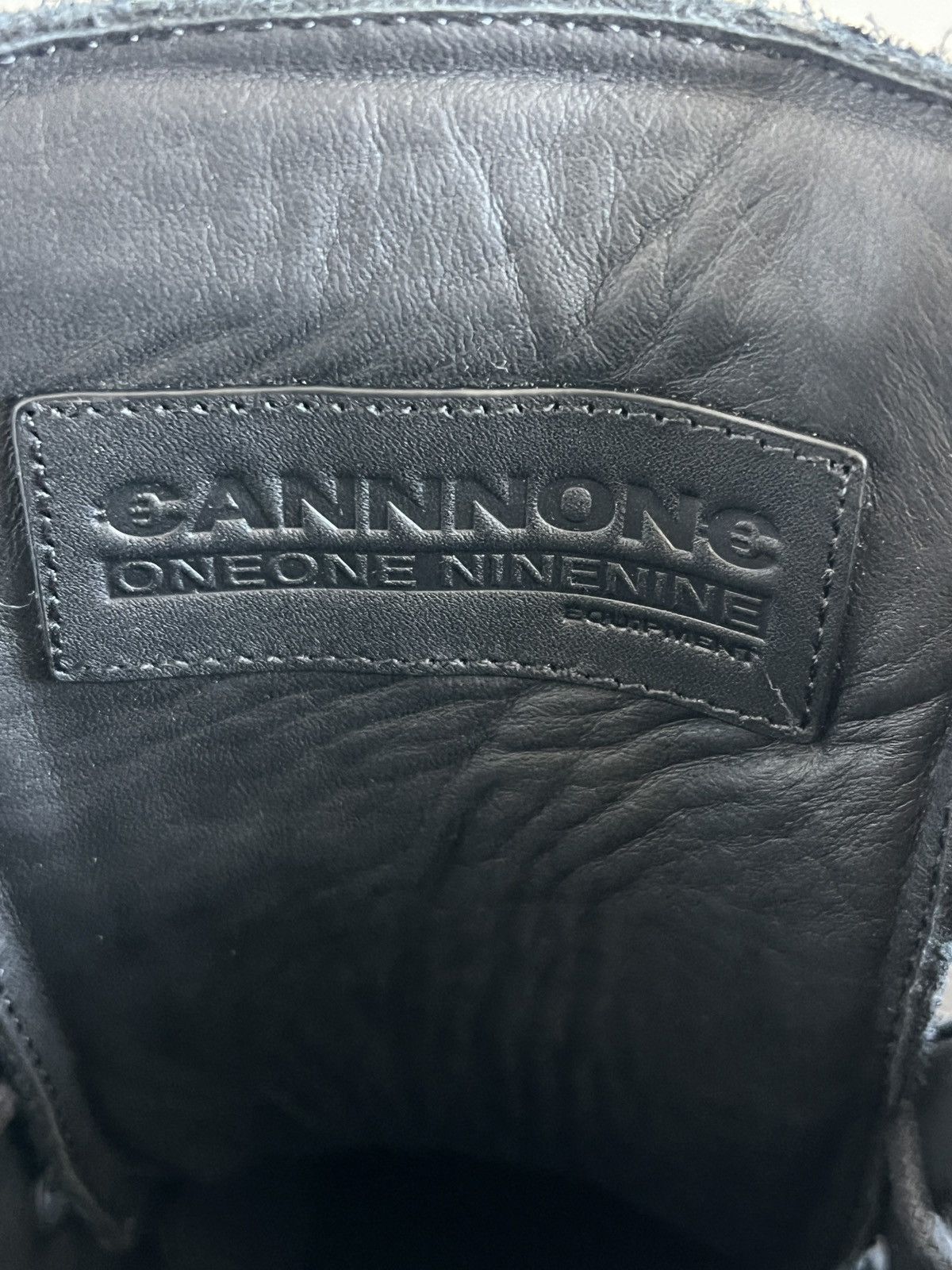 1199 Bazo 1199 x cannnone kiwi noir black boots Size US 13 / EU 46 - 5 Thumbnail