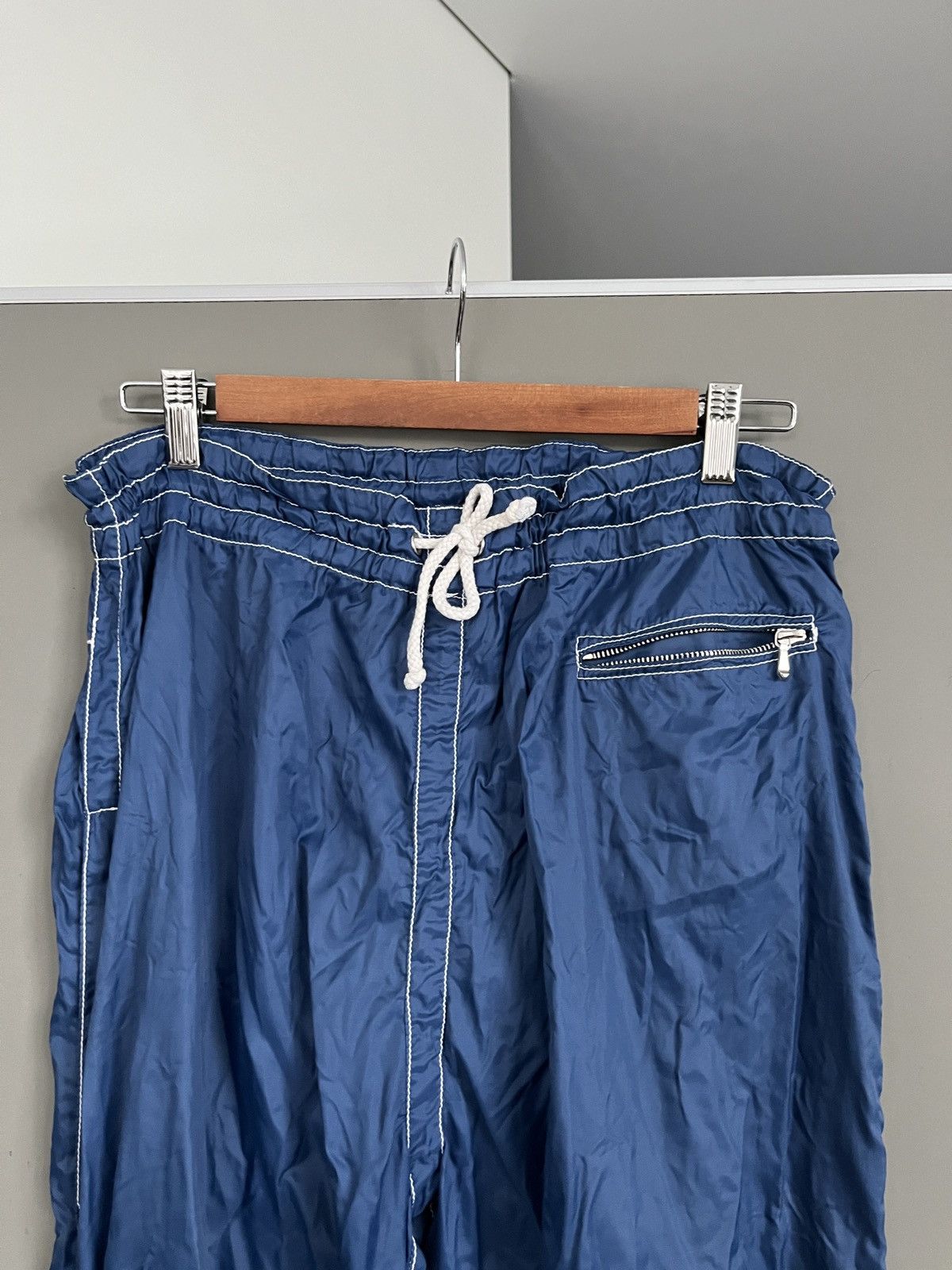 JET SET JET SET Vintage Blue Sport Outdoor Nylon Pants Size US 36 / EU 52 - 3 Thumbnail