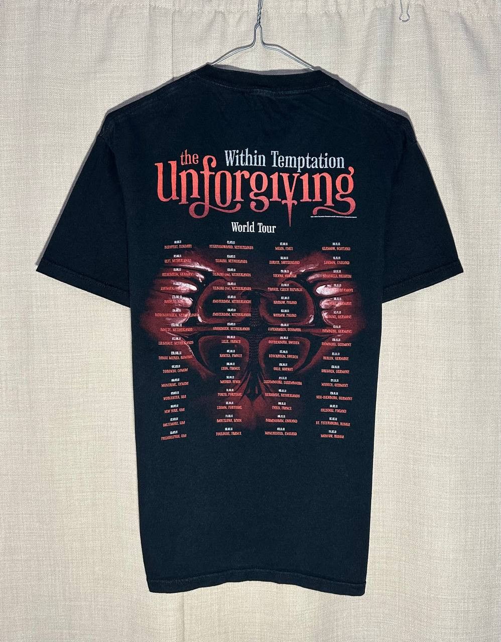 Other Vintage Within Temptation tshirt Unforgiving world tour 2011 Size US M / EU 48-50 / 2 - 2 Thumbnail