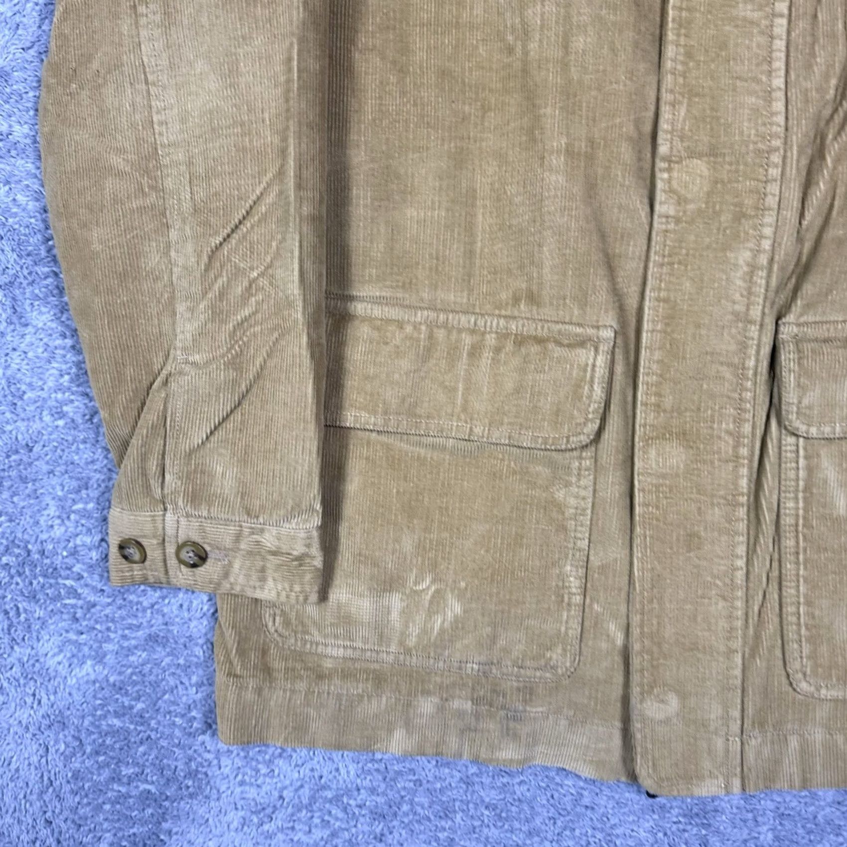 Ralph Lauren Ralph Lauren Chaps Jacket Men M Corduroy Leather Flannel Chore Field Barn Crest Size US M / EU 48-50 / 2 - 4 Thumbnail