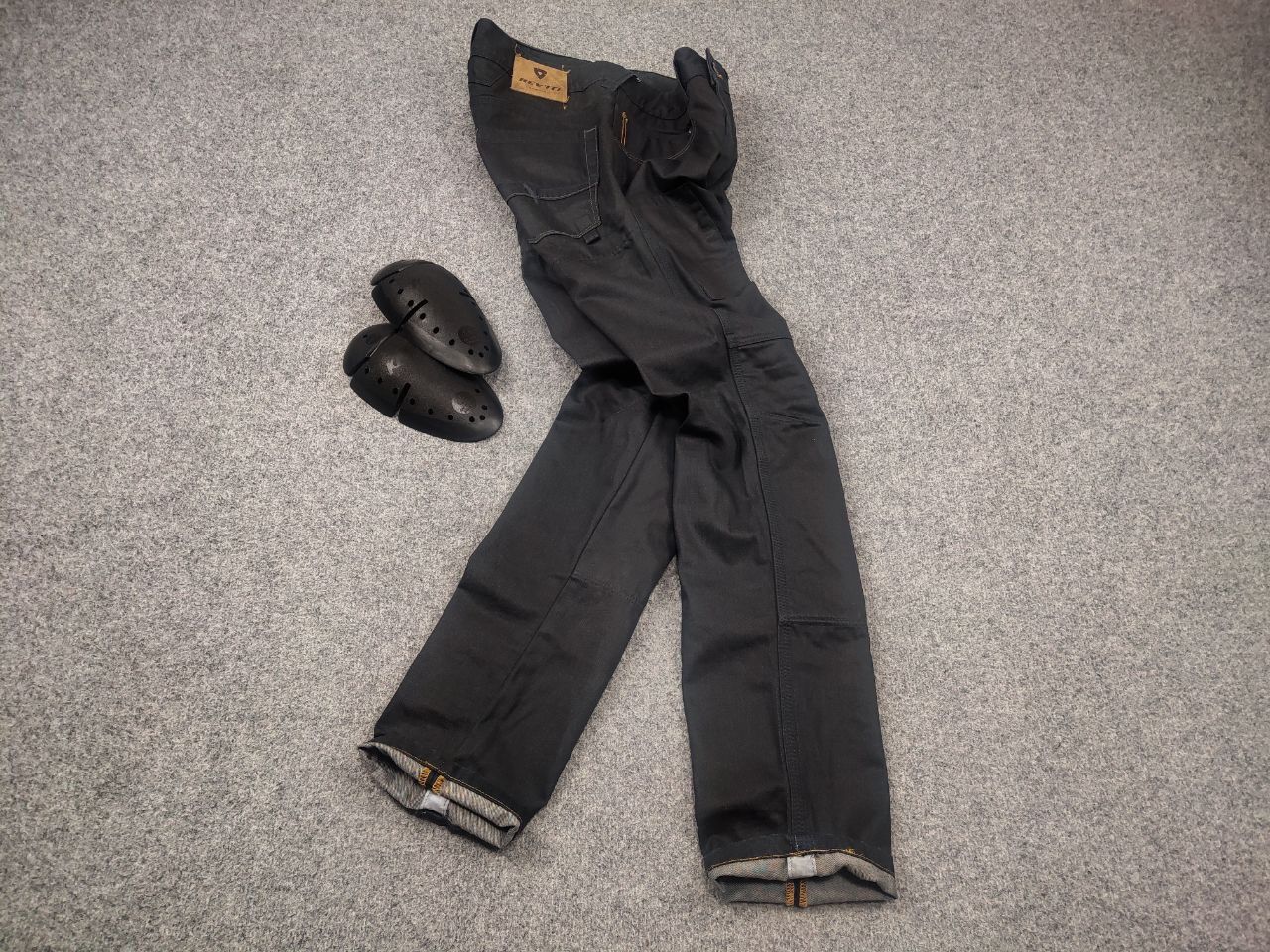 Alpinestars Revit Carnaby Motorcycle Cordura Knee Solid Blue Denim Jeans Size US 32 / EU 48 - 2 Thumbnail