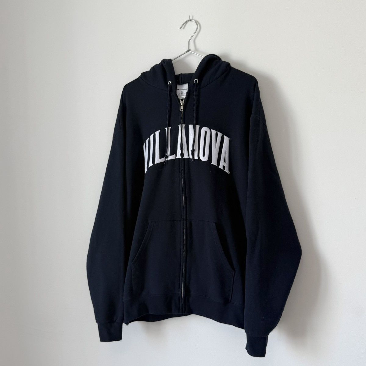 Champion Vtg Champion Villanova University Zip Up Arc Logo Hoodie Y2K Size US XL / EU 56 / 4 - 1 Thumbnail
