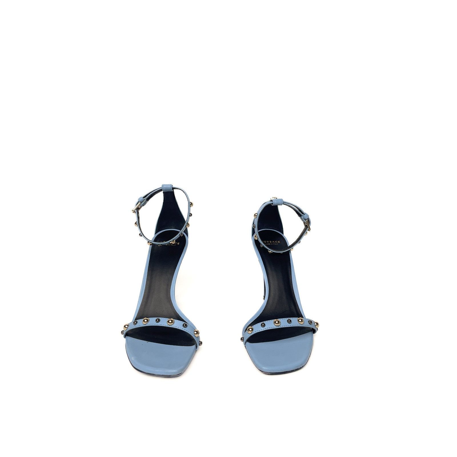 Versace Baby Blue Sandals Size US 8 / IT 38 - 3 Thumbnail