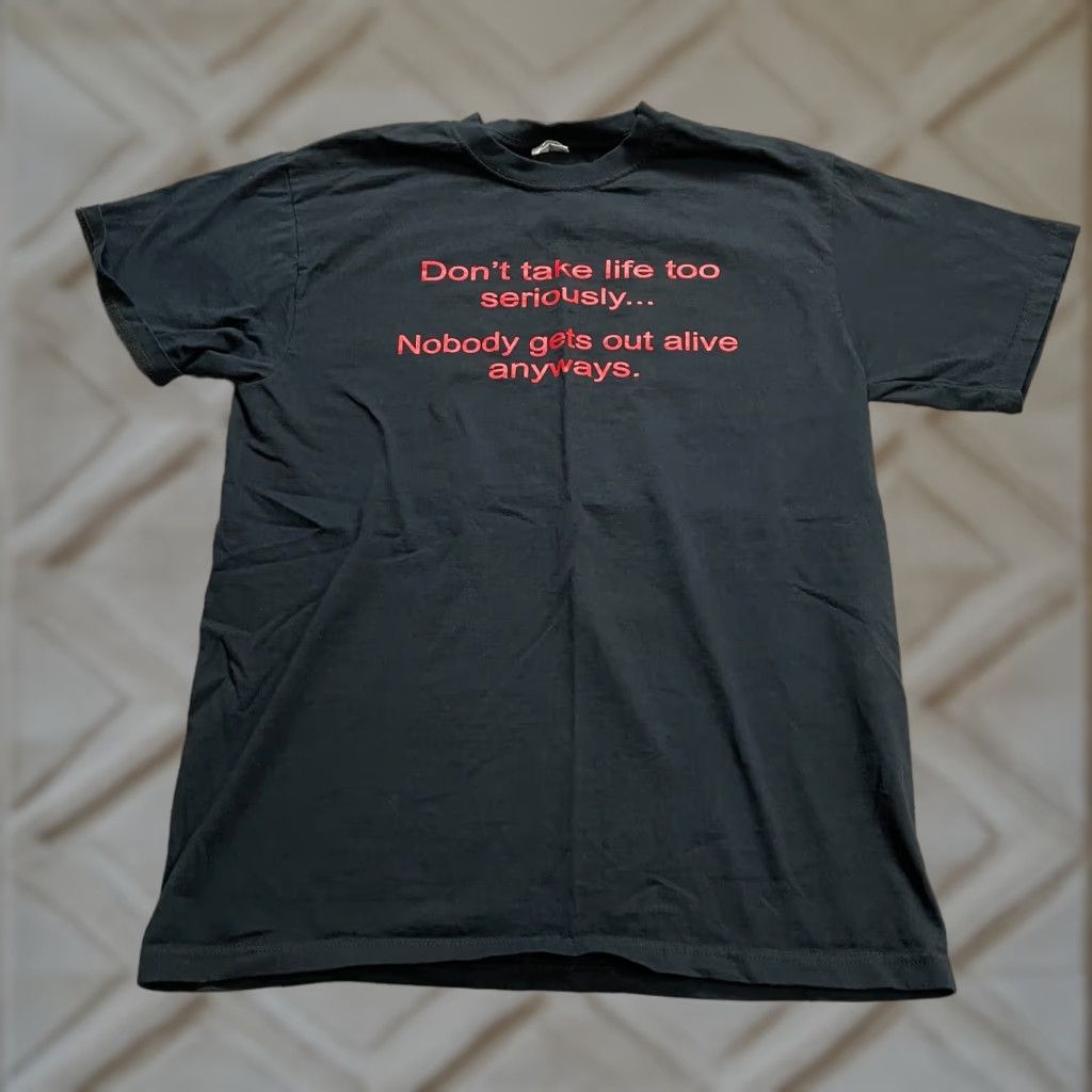 Jerzees Jerzees Shirt Womens M Black Heavyweight Cotton Crew Neck Short Sleeve Basic Size M / US 6-8 / IT 42-44 - 1 Thumbnail