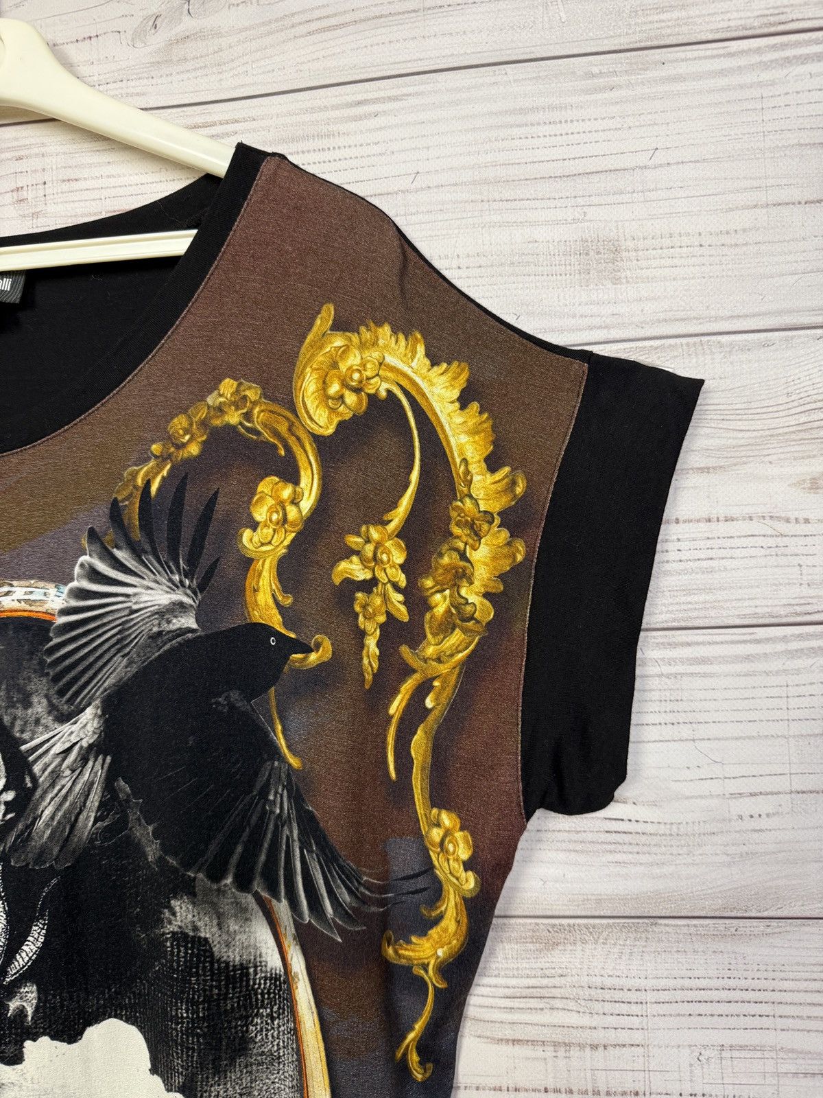 Just Cavalli Just Cavalli Firenze Big Logo All Over Print T-Shirt Tee Size US S / EU 44-46 / 1 - 5 Thumbnail