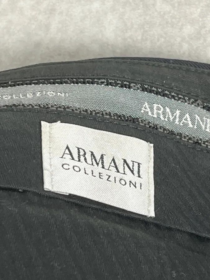 Armani Collezioni 2000s Armani Collezioni Black Classy Tailored Pants Size US 32 / EU 48 - 11 Thumbnail