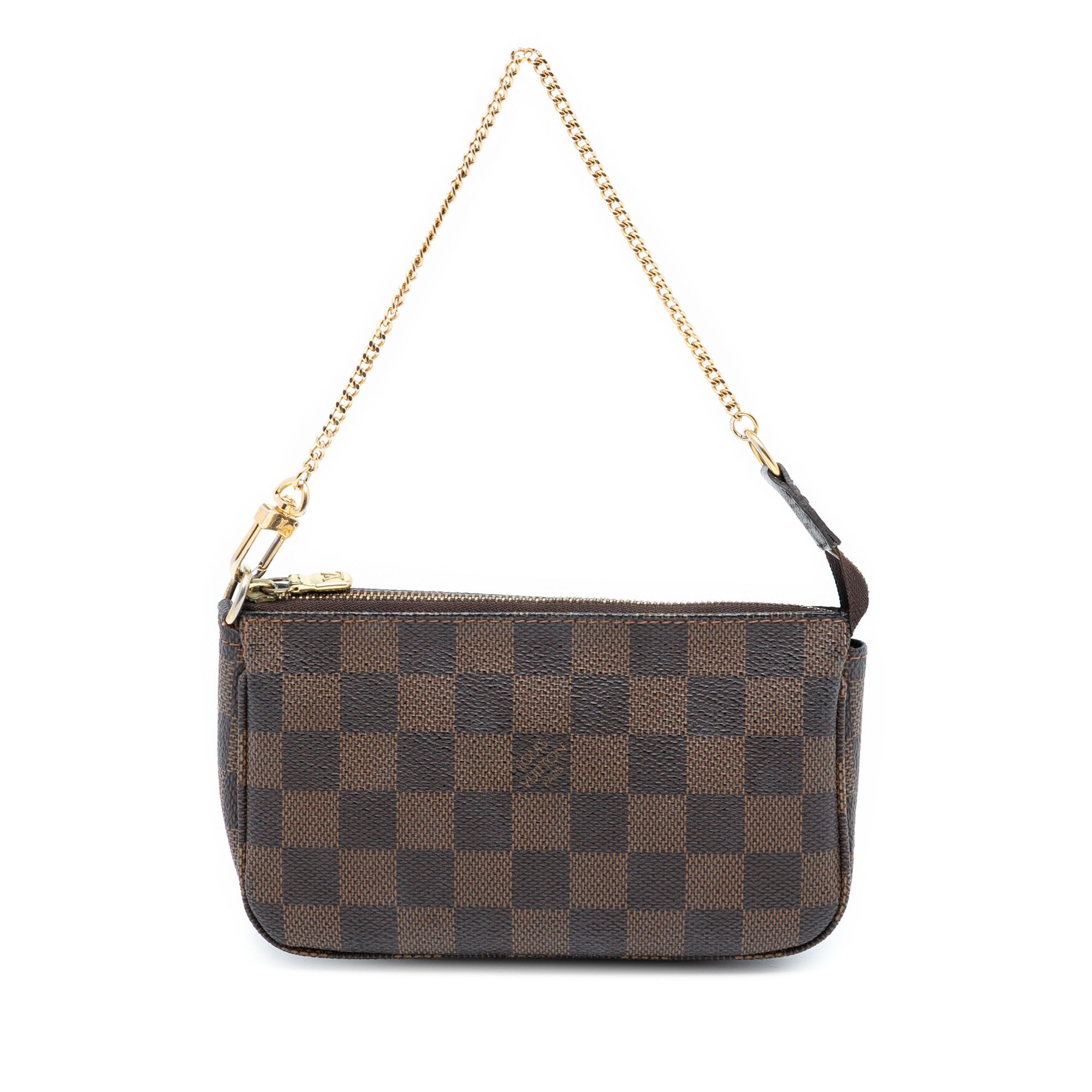 Louis Vuitton Louis Vuitton Damier Ebene Mini Pochette Accessoires Size ONE SIZE - 1 Thumbnail