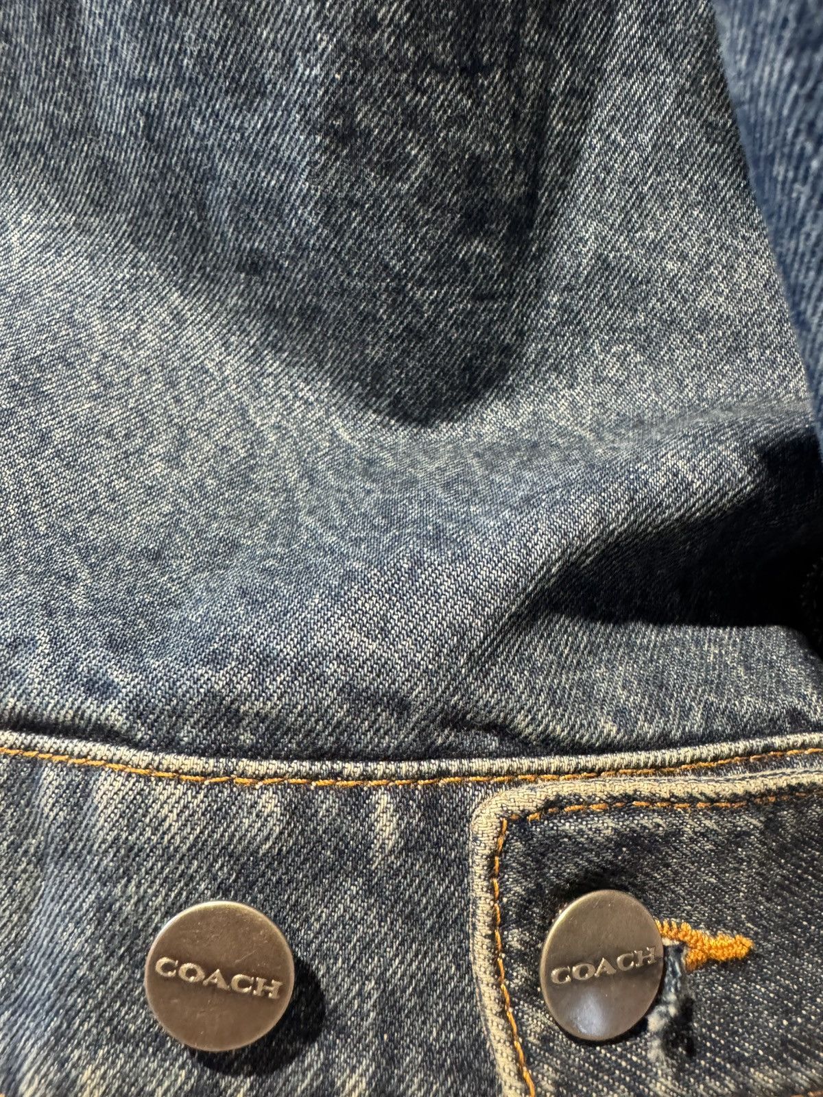 Coach Coach Zip Denim Jacket Size US L / EU 52-54 / 3 - 6 Thumbnail