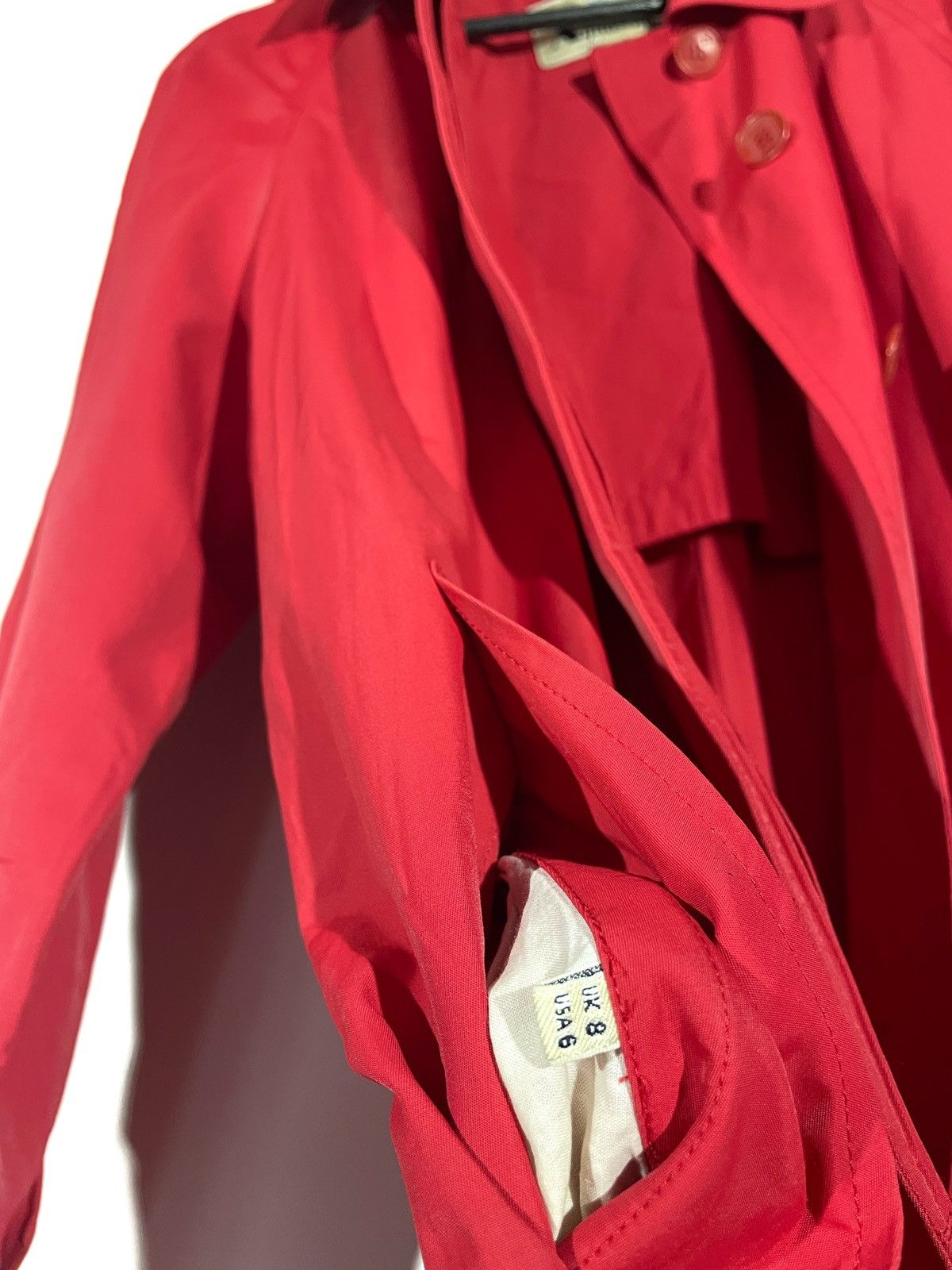 Aquascutum Aquascutum England Metalic Red Women Trench Size US6(~M-L) Size L / US 10 / IT 46 - 12 Thumbnail