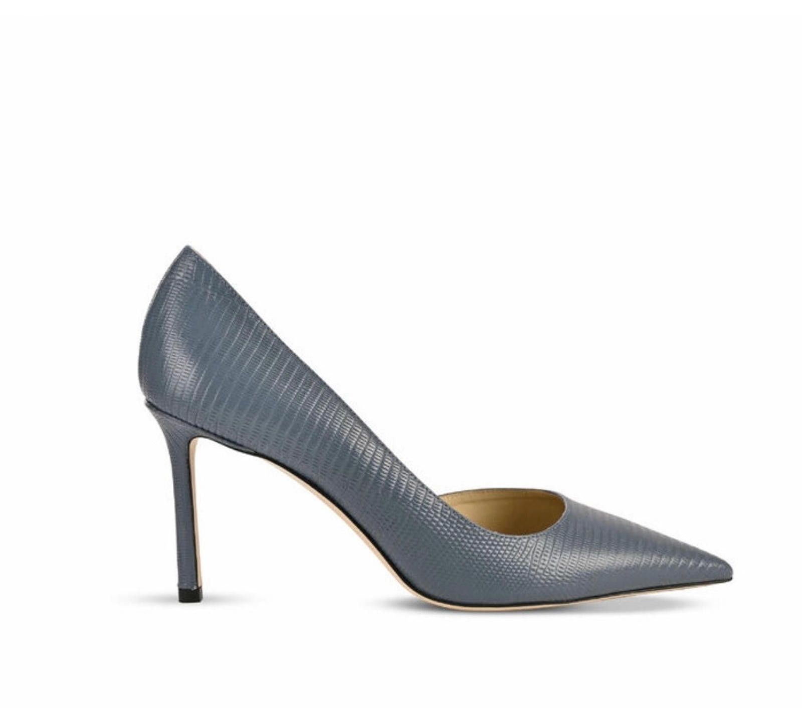 Jimmy Choo Jimmy Choo Lilith Lizard Print 85 Pumps Size US 7.5 / IT 37.5 - 2 Thumbnail