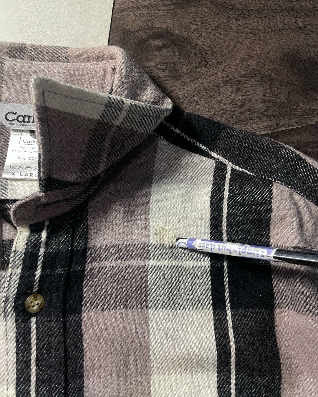 Carhartt Heavy Flannel Shirt CARHARTT Size XL fit XXL Size US XL / EU 56 / 4 - 9 Thumbnail