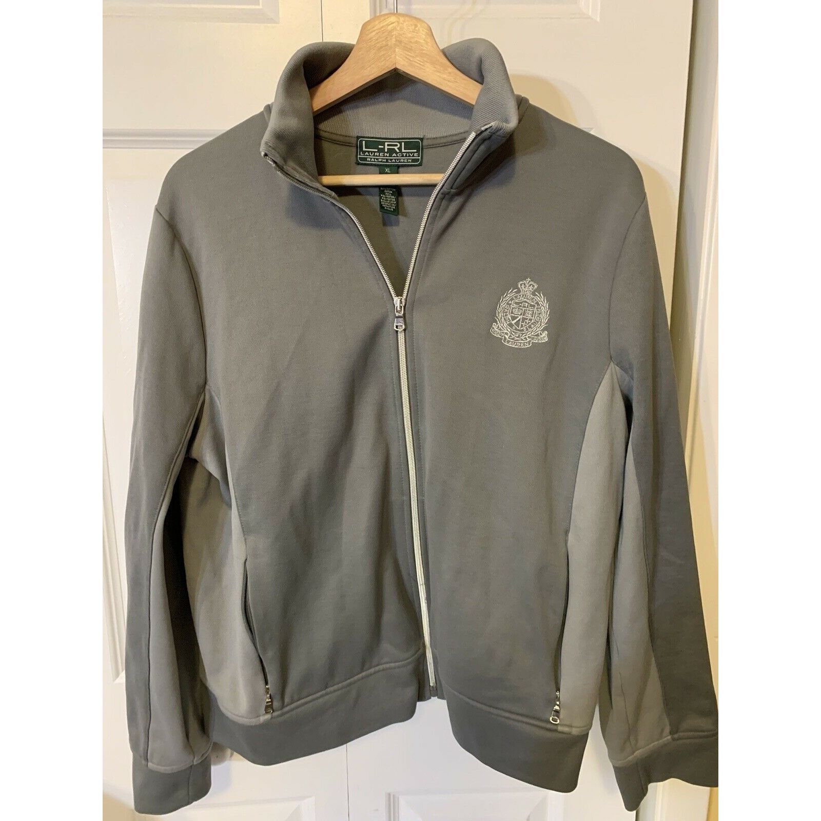Ralph Lauren Ralph Lauren L-RL Active Women's Sz XL Gray Crest Full Zip W Size XL / US 12-14 / IT 48-50 - 6 Thumbnail
