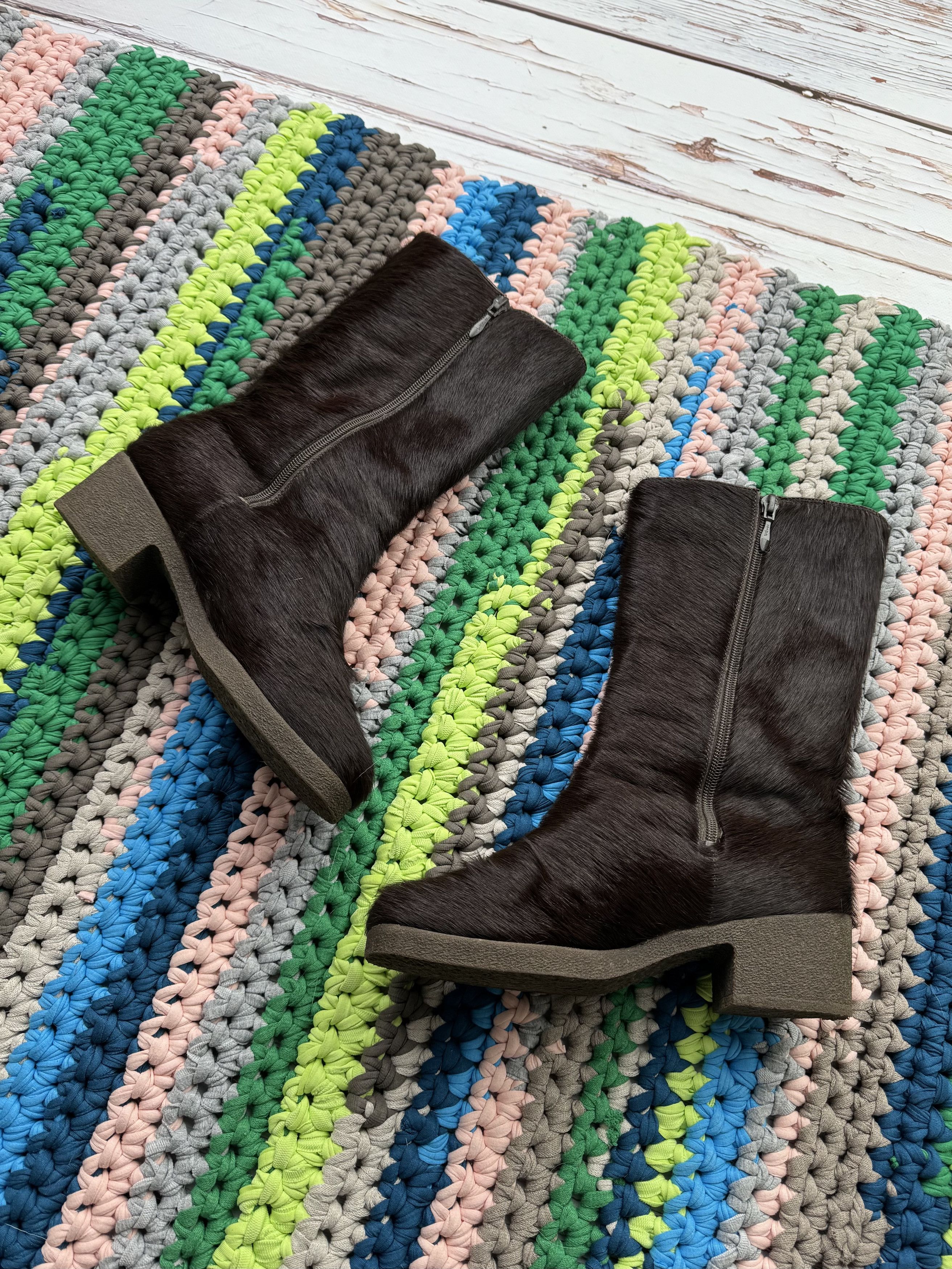 Hysteric Glamour Vintage Real Fur Boots (D15) Size US 7 / IT 37 - 4 Thumbnail