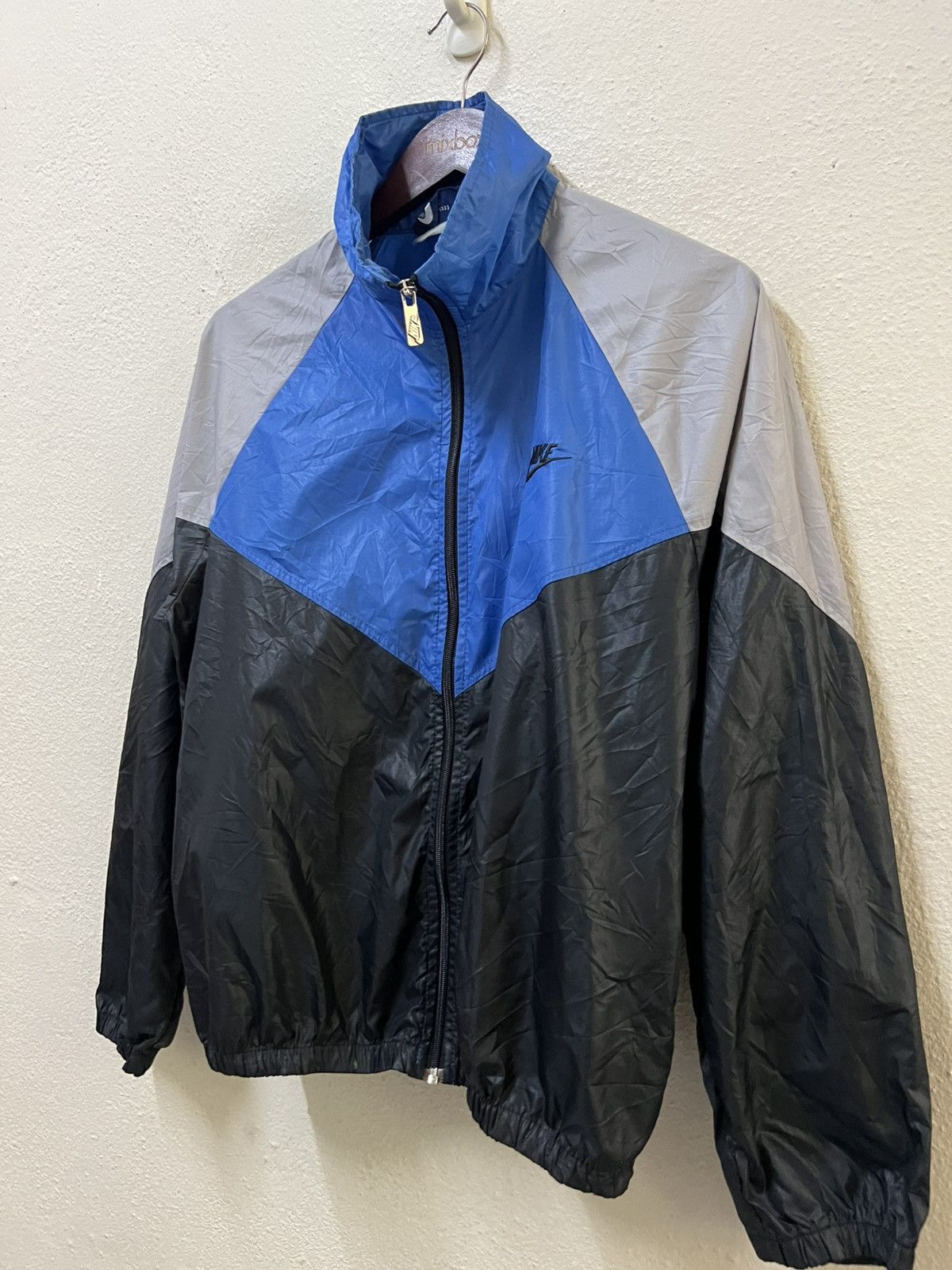 Nike Vintage 80s Nike blue tag Windbreaker Size US M / EU 48-50 / 2 - 3 Thumbnail