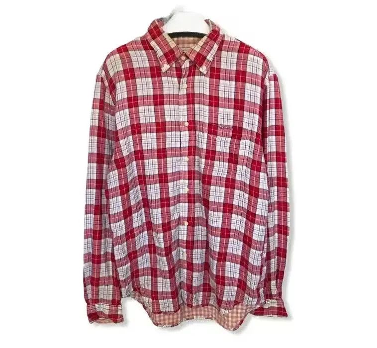 Flannel × Global Work × Japanese Brand Japanese Brand Global Work Plaid Tartan Flannel Shirt 👕 Size US L / EU 52-54 / 3 - 1 Thumbnail