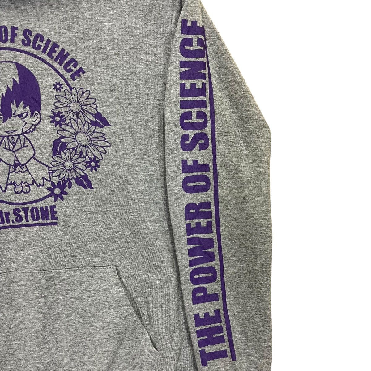 Anime Dr Stone The Power Of Science Big Logo Pullover Hoodie Size US M / EU 48-50 / 2 - 6 Thumbnail