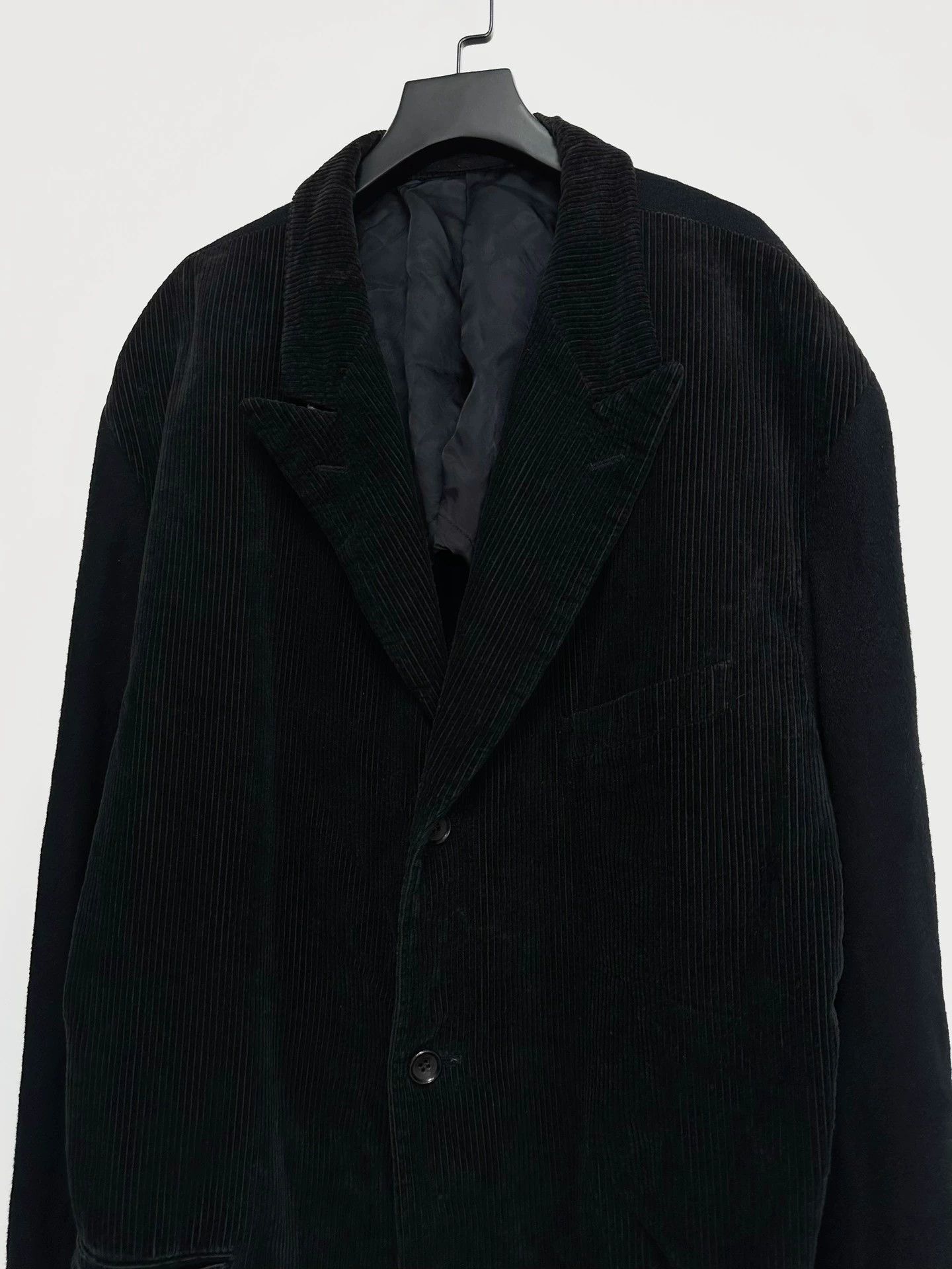 Comme des Garcons CDG 94AW Shrink Wool Paneled Jacket L Size US L / EU 52-54 / 3 - 5 Thumbnail