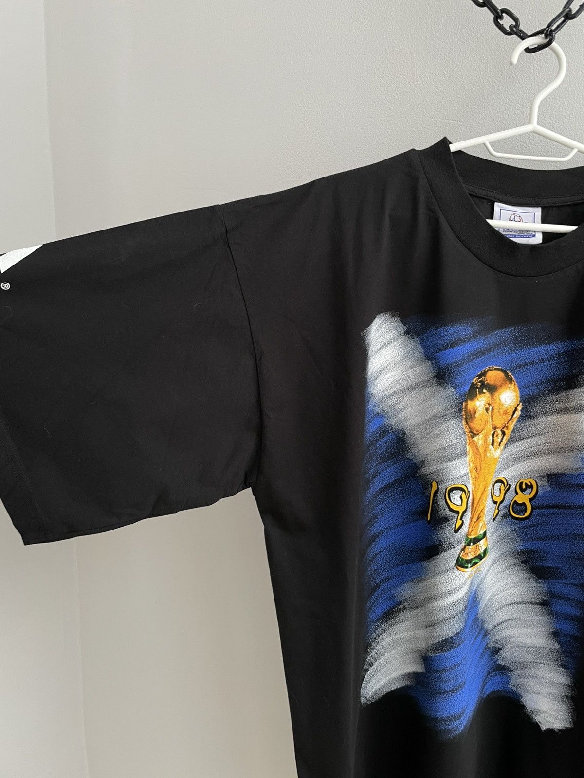 Adidas France 1998 Vintage Coupe Du Mende Jersey Football Shirt Size US XL / EU 56 / 4 - 6 Thumbnail