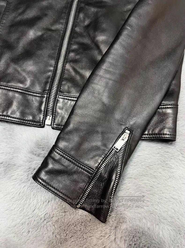 Saint Laurent Paris Saint Laurent Paris Stand Collar Double-Zip Lamb Leather J Size US M / EU 48-50 / 2 - 5 Thumbnail