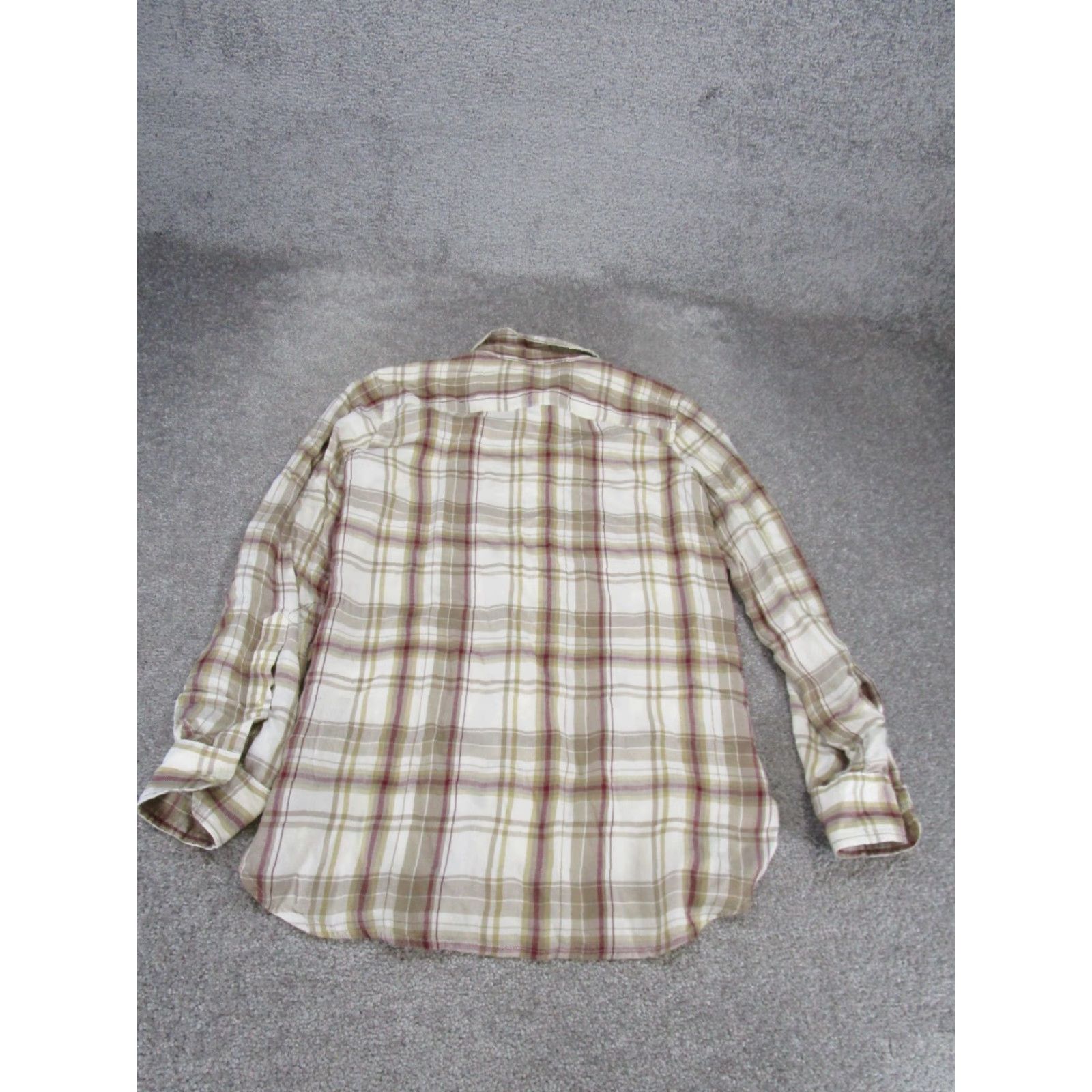 Ralph Lauren VINTAGE Lauren Ralph Lauren Shirt Womens XS White Plaid Button-Up Long Sleeve Collared Regular Fit Adult Womens Size XS / US 0-2 / IT 36-38 - 3 Thumbnail