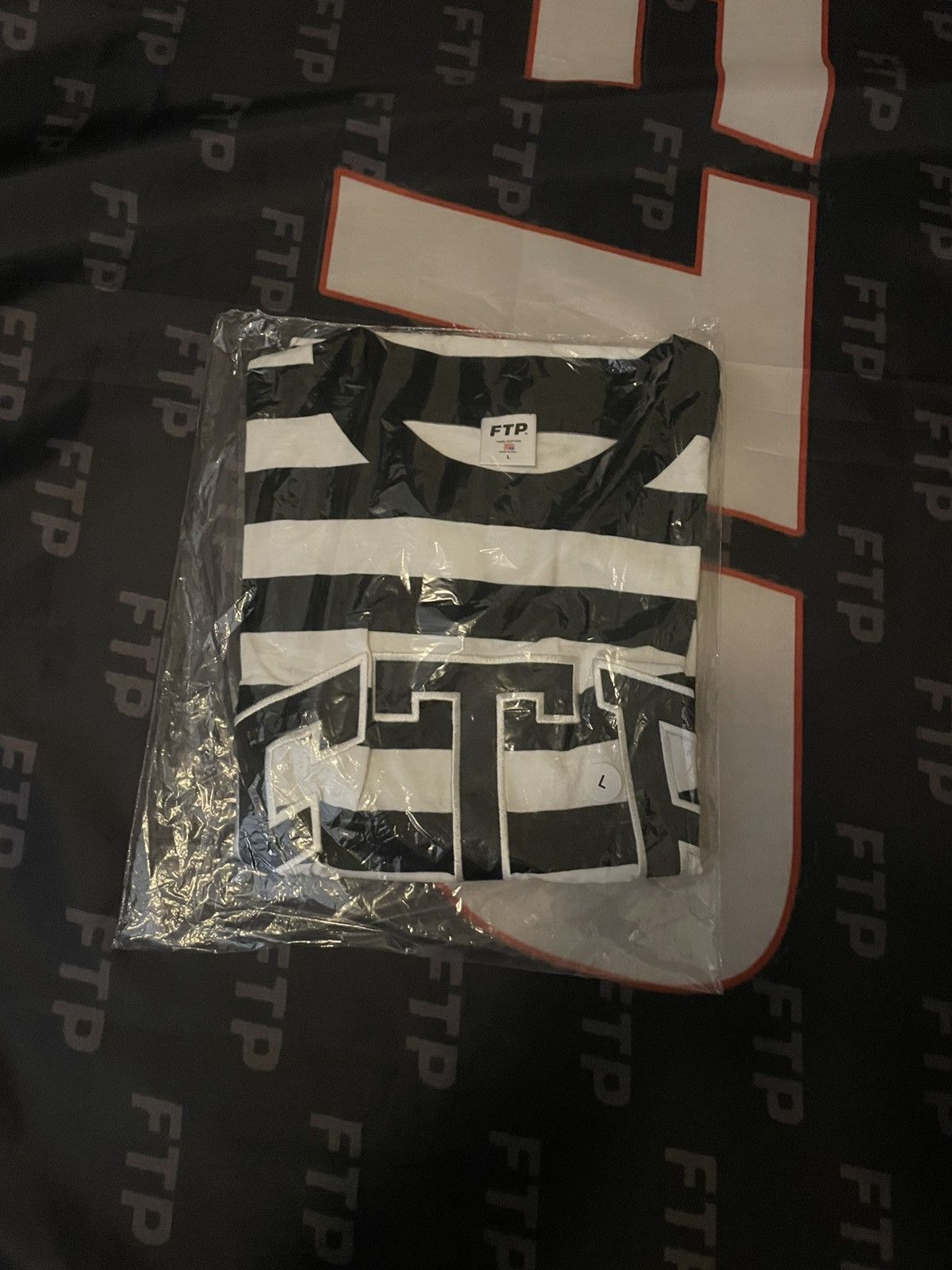 Fuck The Population FTP Striped Arch Logo Tee Size US L / EU 52-54 / 3 - 1 Thumbnail