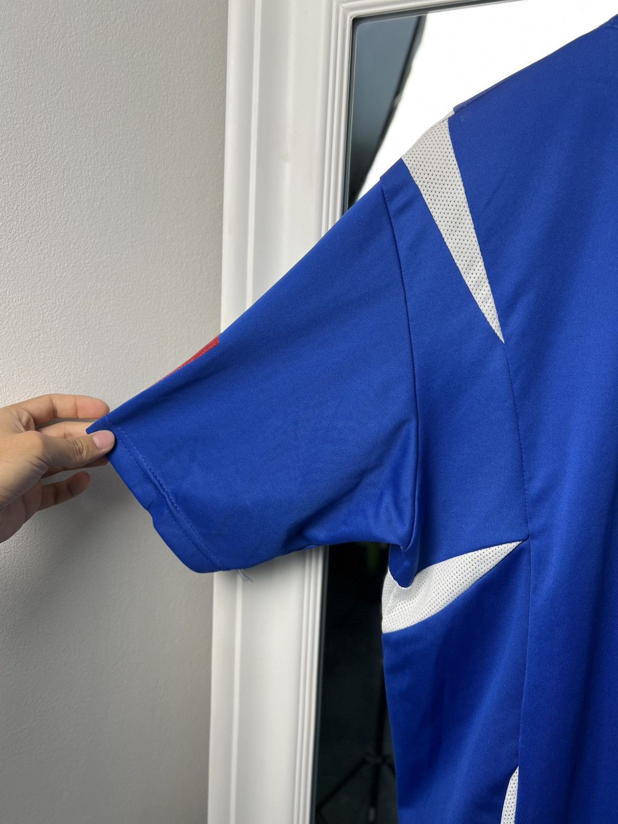 Lotto Sport Lotto Serbia Montenegro Home Jersey XL Blue 2000s Size US XL / EU 56 / 4 - 14 Thumbnail