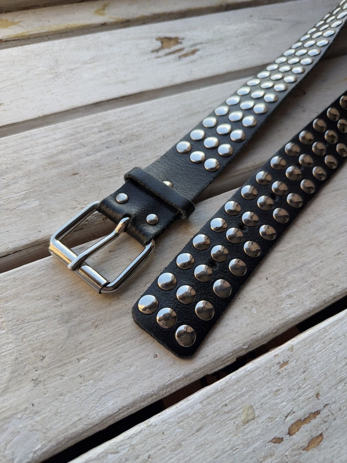 Japanese Brand 90s Y2K Avant Garde Punk Chrome Japanese Retro Style Belt Size ONE SIZE - 2 Thumbnail