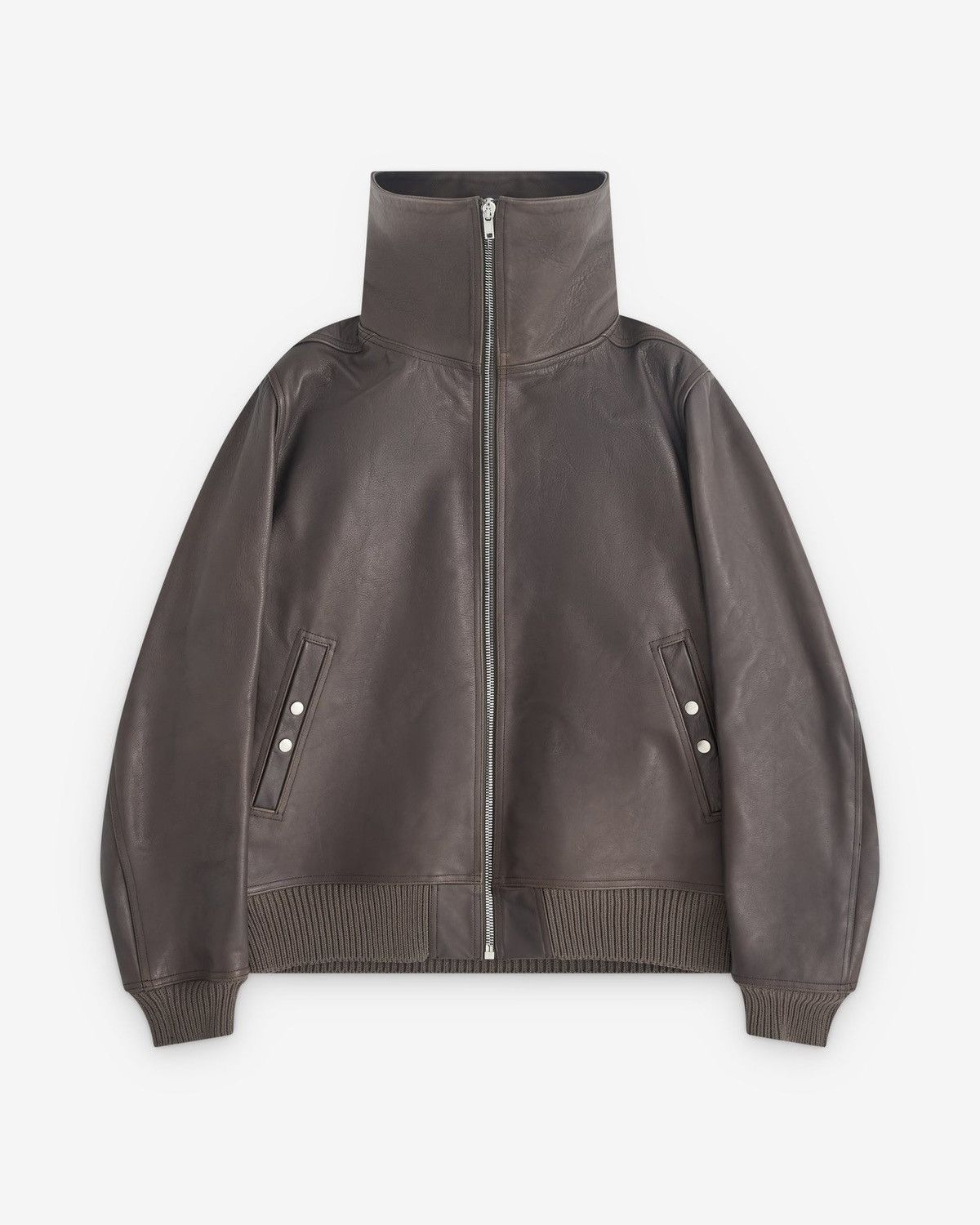 Rick Owens Rick Owens Blixa Dracollar Leather Jacket Size US M / EU 48-50 / 2 - 3 Thumbnail