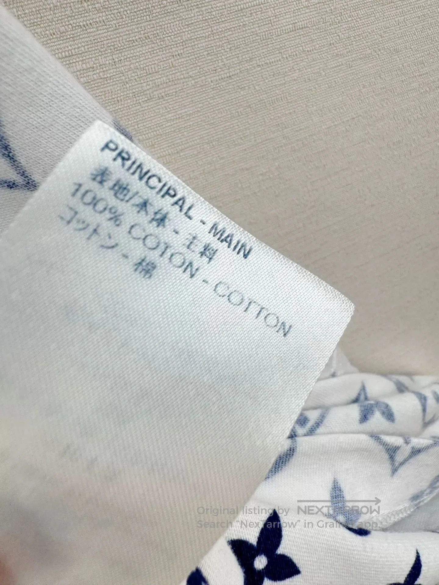 Louis Vuitton Louis Vuitton Blue Monogram Short Sleeve Top. Size US L / EU 52-54 / 3 - 6 Thumbnail