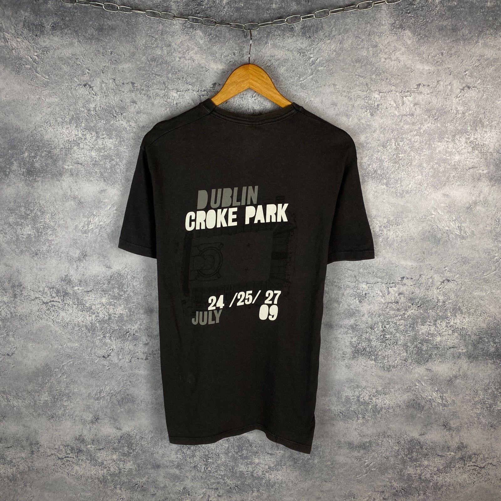 Band Tees U2 2009 Tee Men's Size XL Gray Short Sleeve ` Size US XL / EU 56 / 4 - 7 Thumbnail