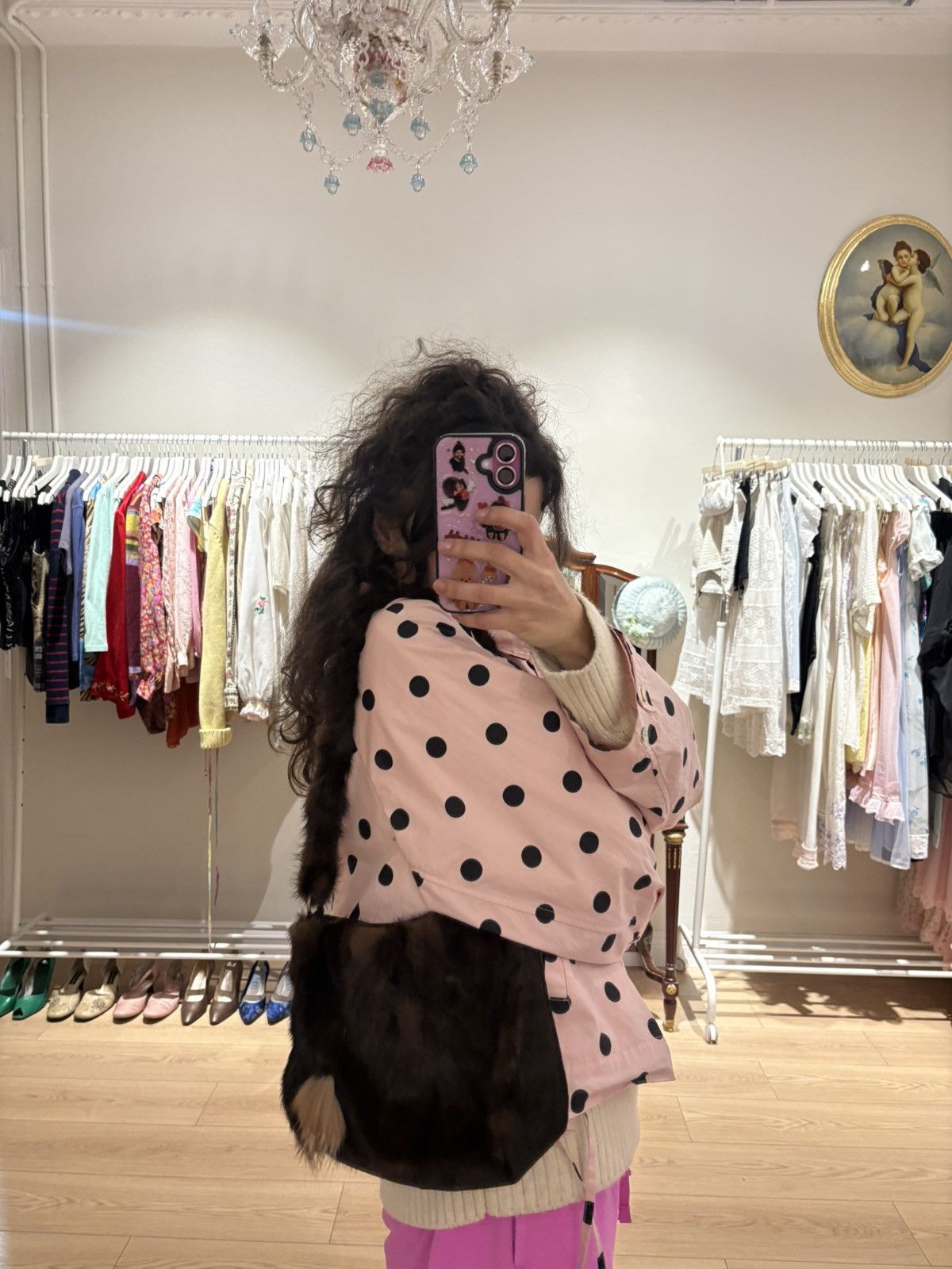 Vintage y2k fur bag Size ONE SIZE - 3 Thumbnail