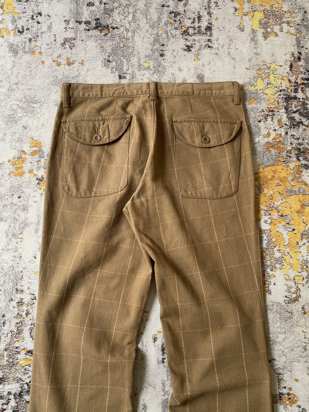 If Six Was Nine Slowgun Japan Plaid Design Pant Size US 31 - 9 Thumbnail