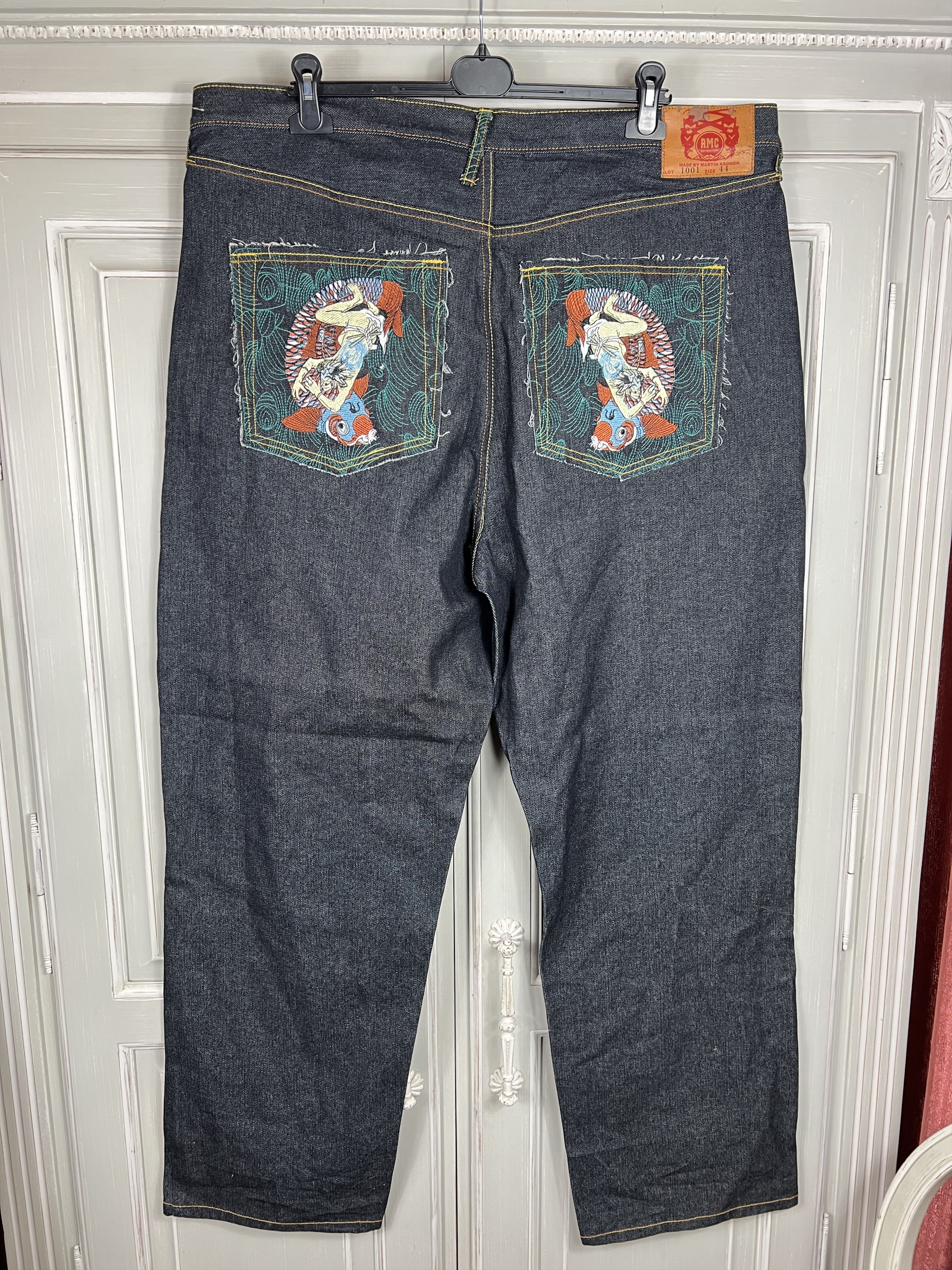 RMC Jeans RED MONKEY BAGGYJEANS LOT 1001 SIZE 44 MADE BY MARTIN KSOHOH Size US 44 / EU 60 - 1 Thumbnail
