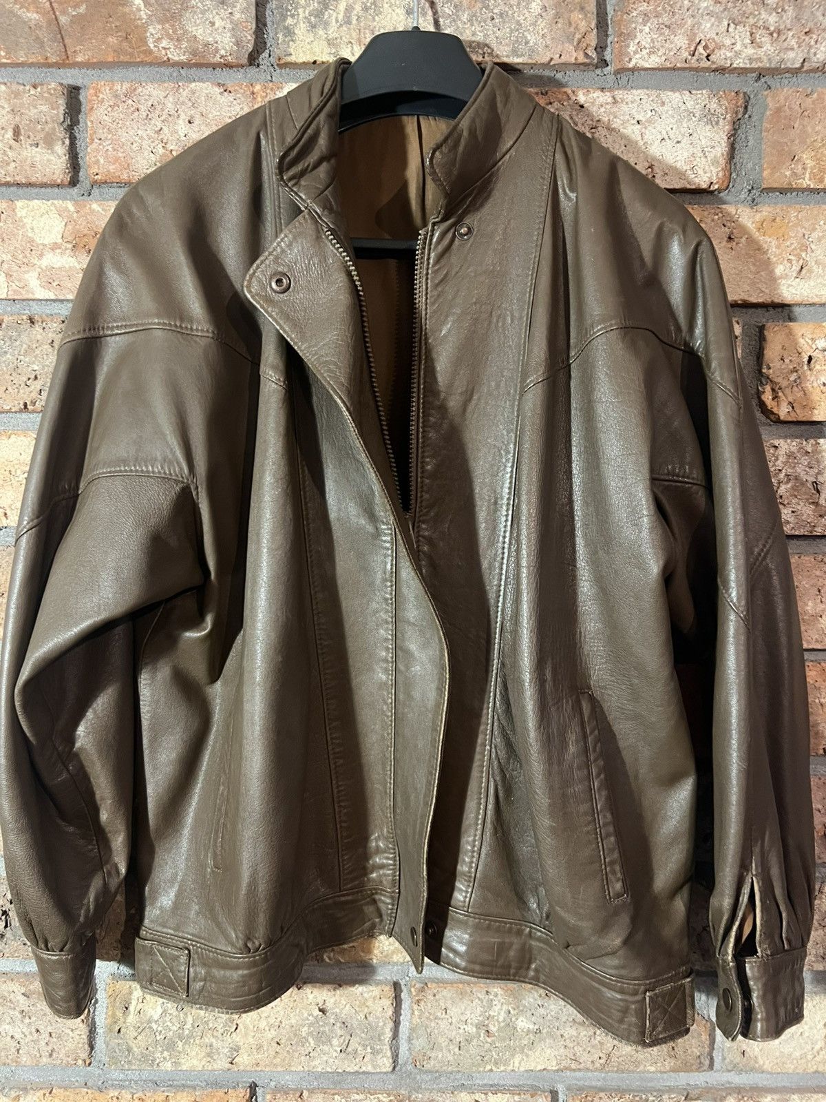 Other St Michael Leather Jacket Vintage Size US S / EU 44-46 / 1 - 3 Thumbnail