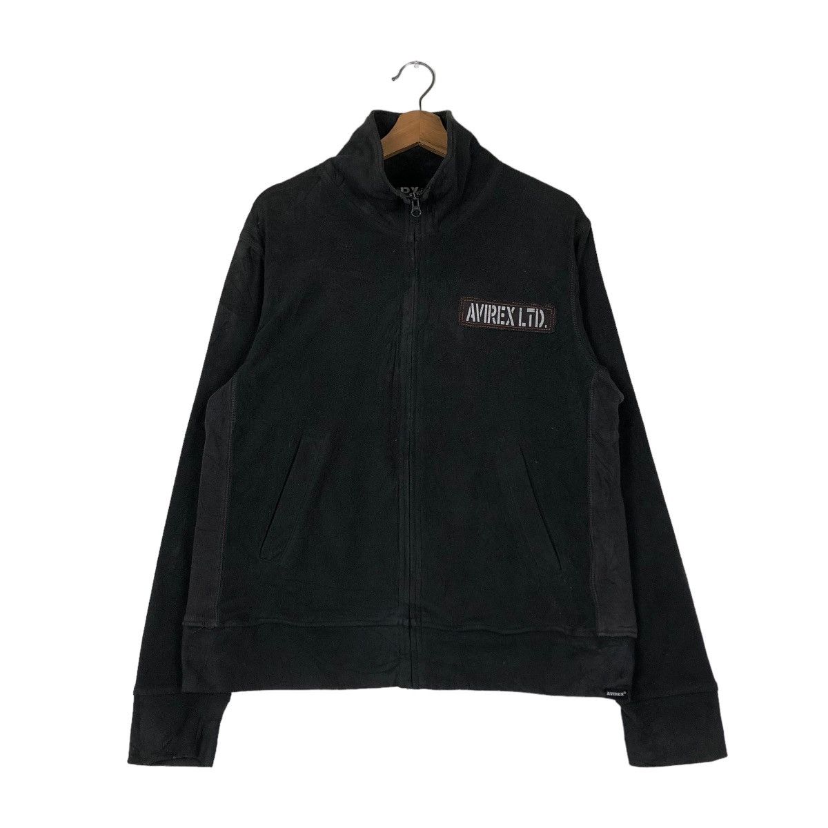 Avirex 📌VINTAGE BIKER JACKET AVIREX USA BIG LOGO MILITARY Size US L / EU 52-54 / 3 - 4 Thumbnail