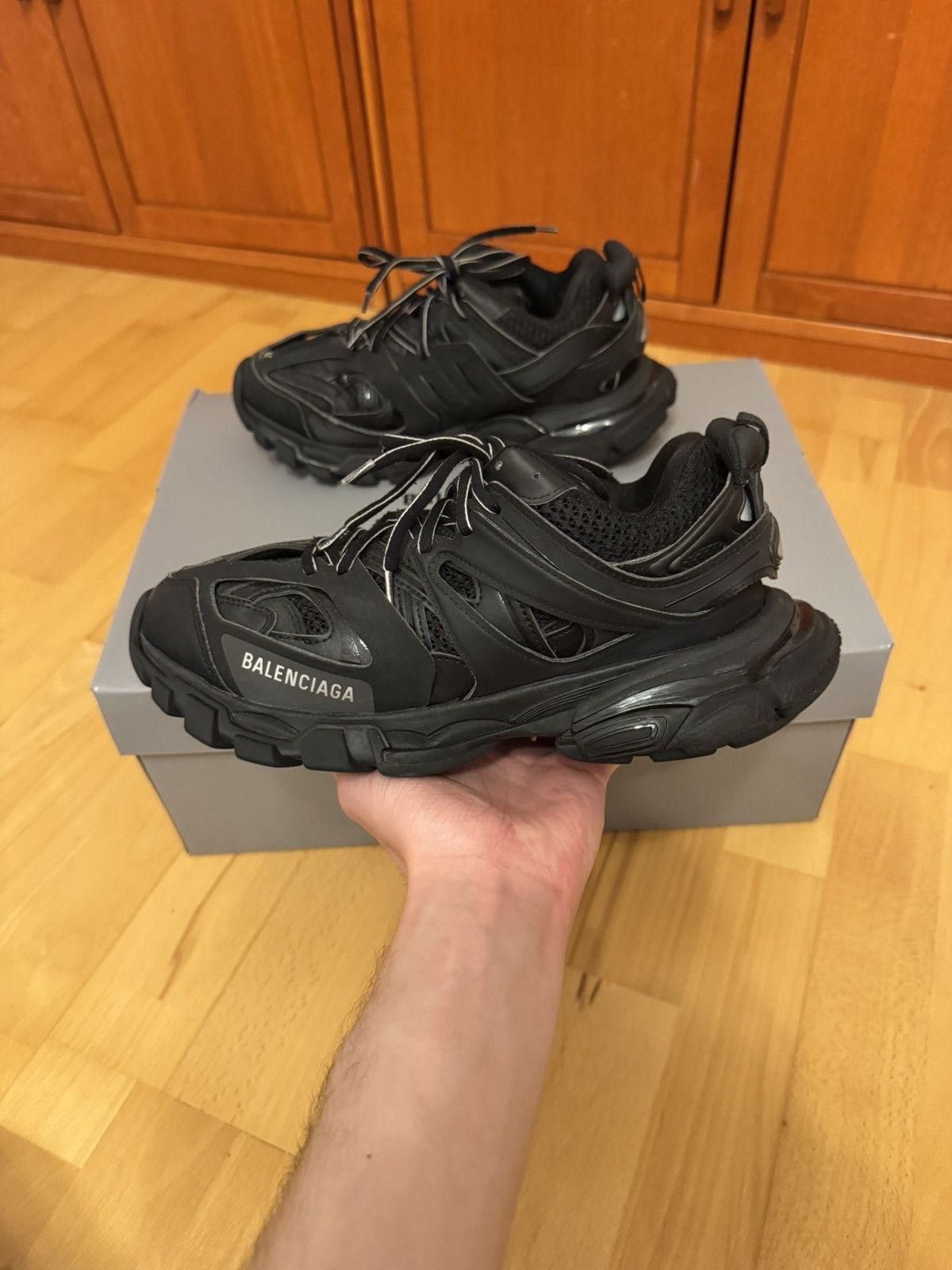 Balenciaga Balenciaga Track Triple Black Size US 7 / EU 40 - 2 Thumbnail