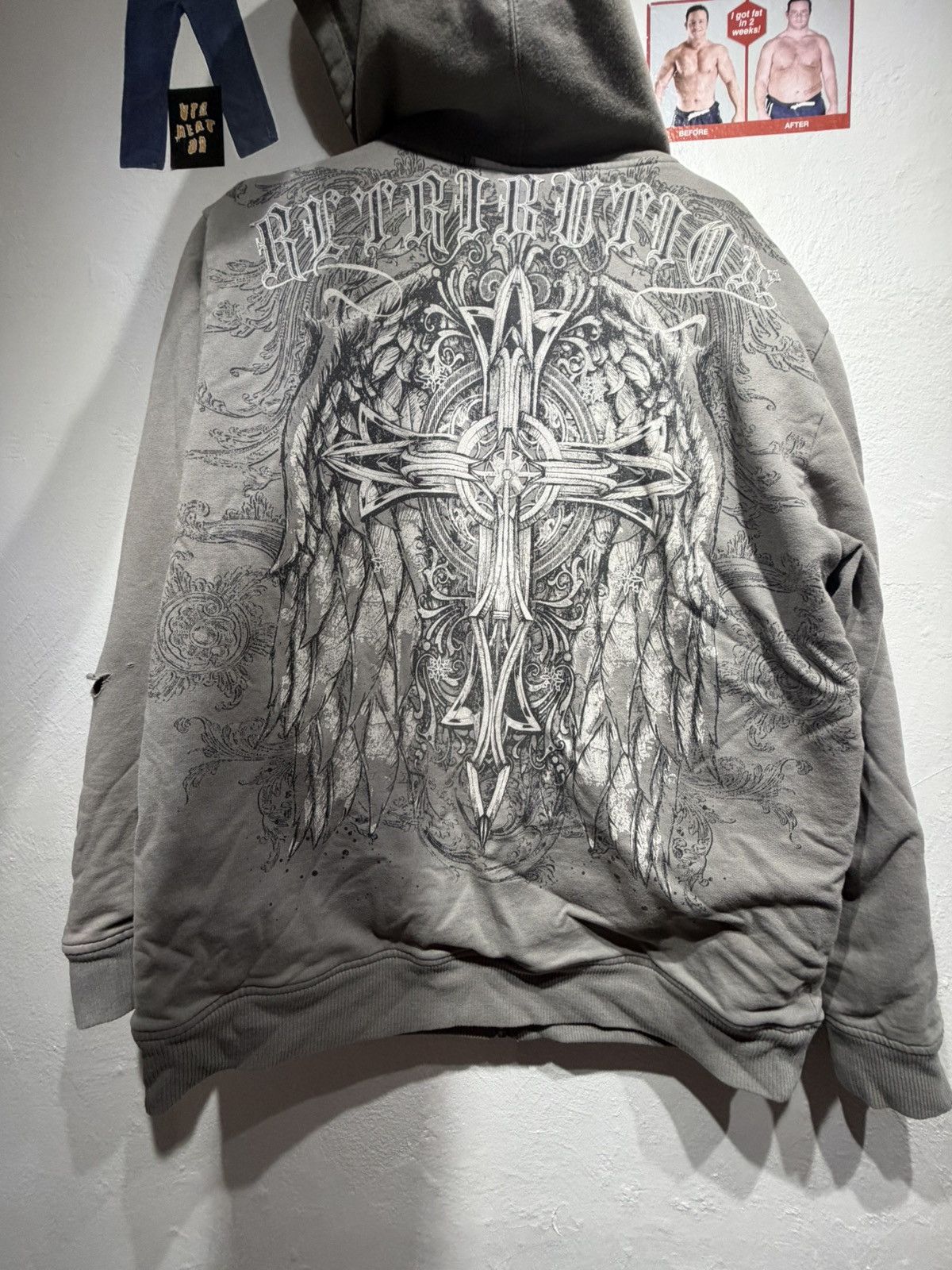 Vintage Vintage Y2k MMA Elite hoodie Size US L / EU 52-54 / 3 - 1 Thumbnail