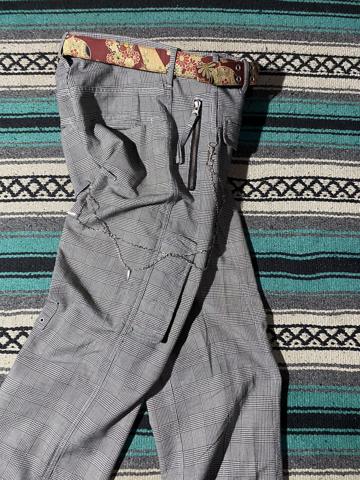 PPFM RARE ‼️ PPFM Multi 3D Pocket Plaid Utility Pants Size US 32 / EU 48 - 12 Thumbnail
