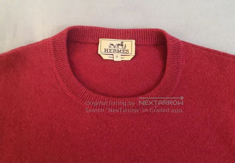 Hermes Hermes Cashmere sweater knit, autumn mountains pattern, st Size US M / EU 48-50 / 2 - 3 Thumbnail