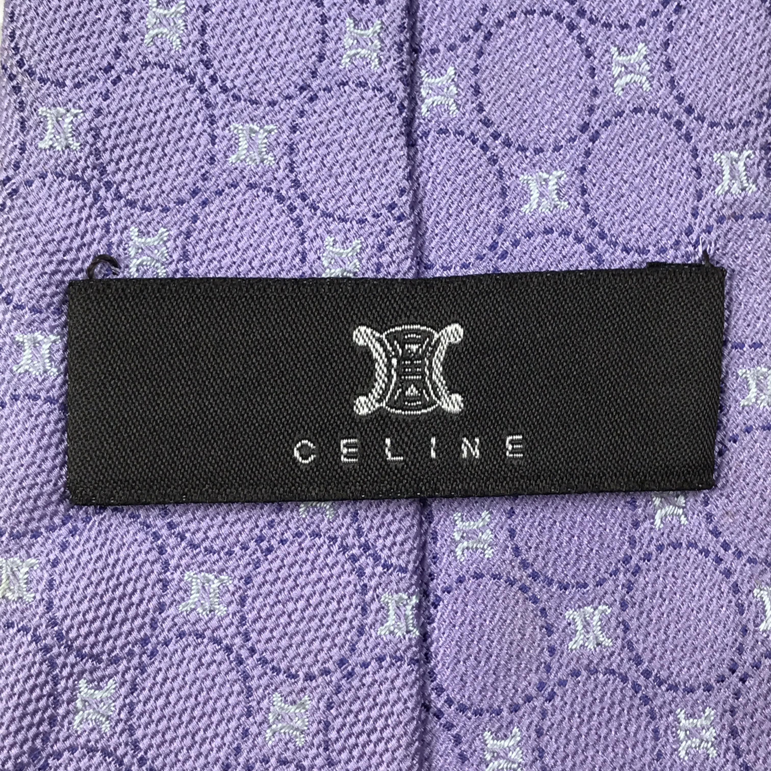 Celine Vintage Celine Monogram Silk Necktie Size ONE SIZE - 8 Thumbnail