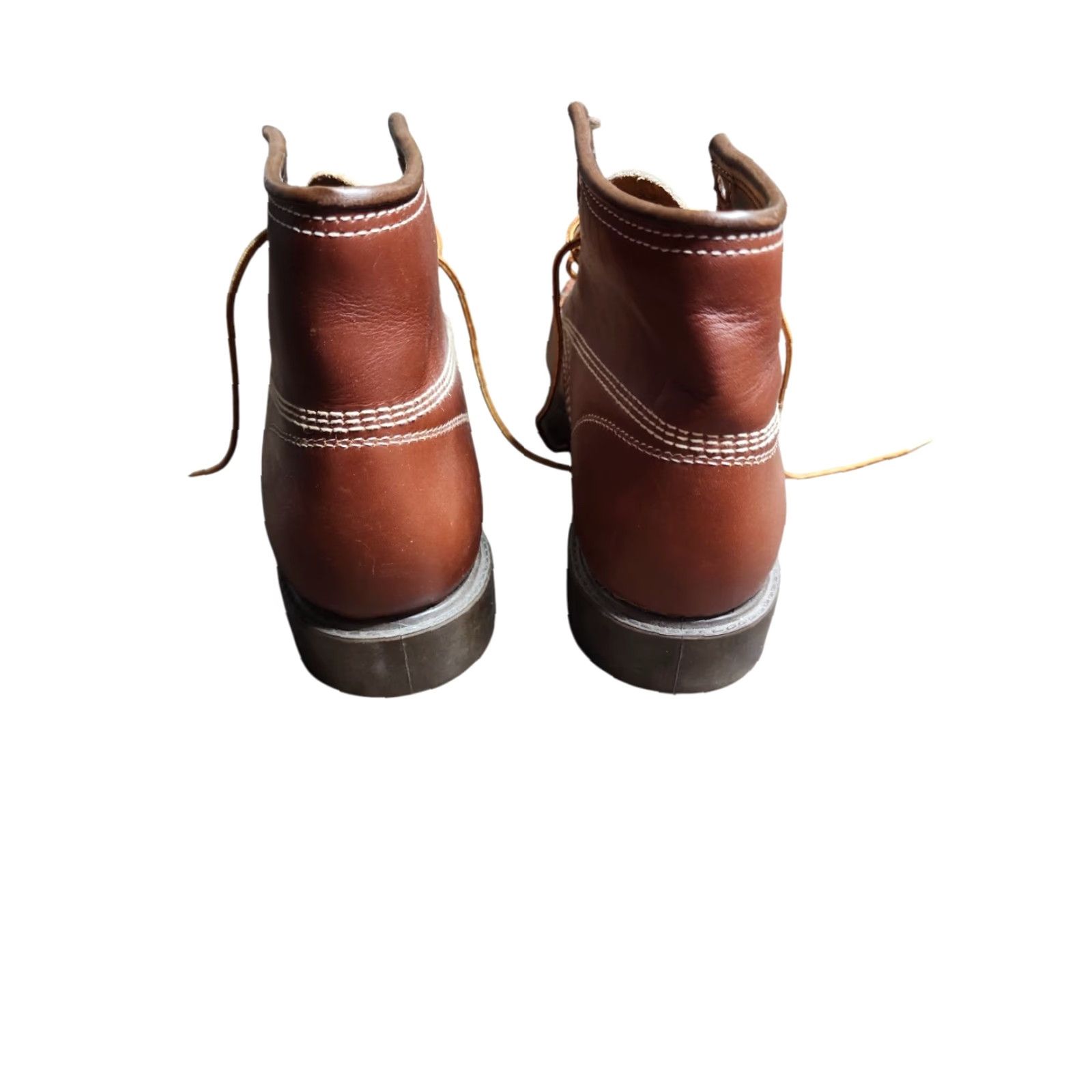 Vintage VINTAGE Ranger Leather Work Boots 7 Brown Oil Resistant Slip Resistant Lace Up Mens Size US 7 / EU 40 - 3 Thumbnail