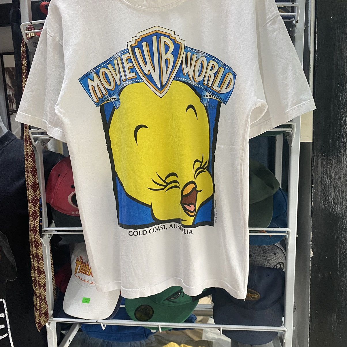 Vintage × Warner Bros Looney Tunes Tweety Bird Movie World Warner Bros tee Size US M / EU 48-50 / 2 - 4 Thumbnail
