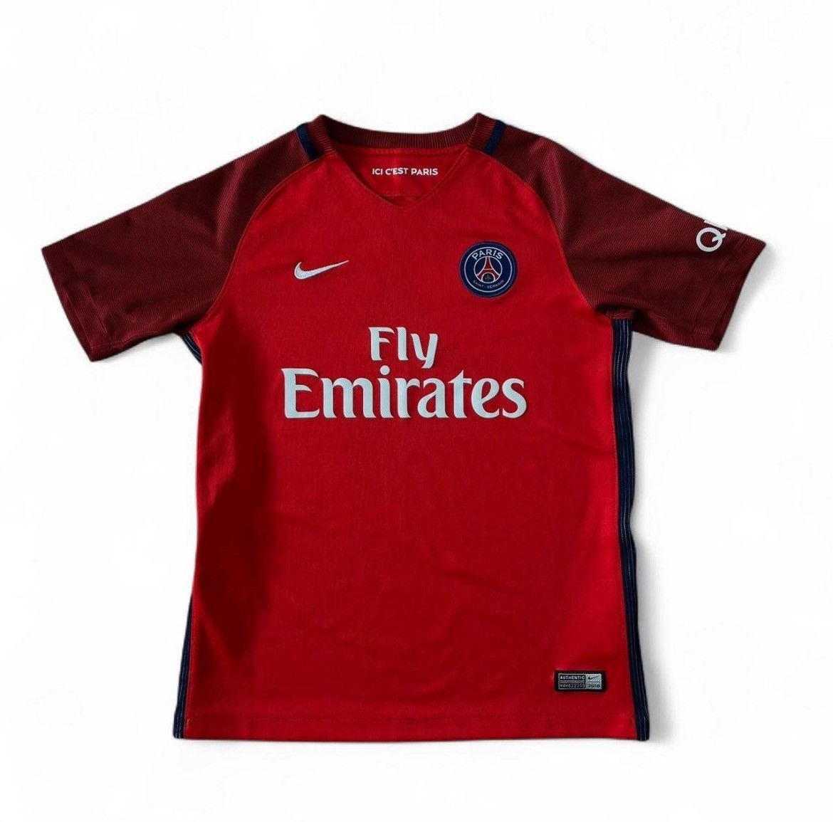 Nike PSG Trikot 2017/18 | Auswärtstrikot Nike | Fly Emirates Size US L / EU 52-54 / 3 - 1 Thumbnail