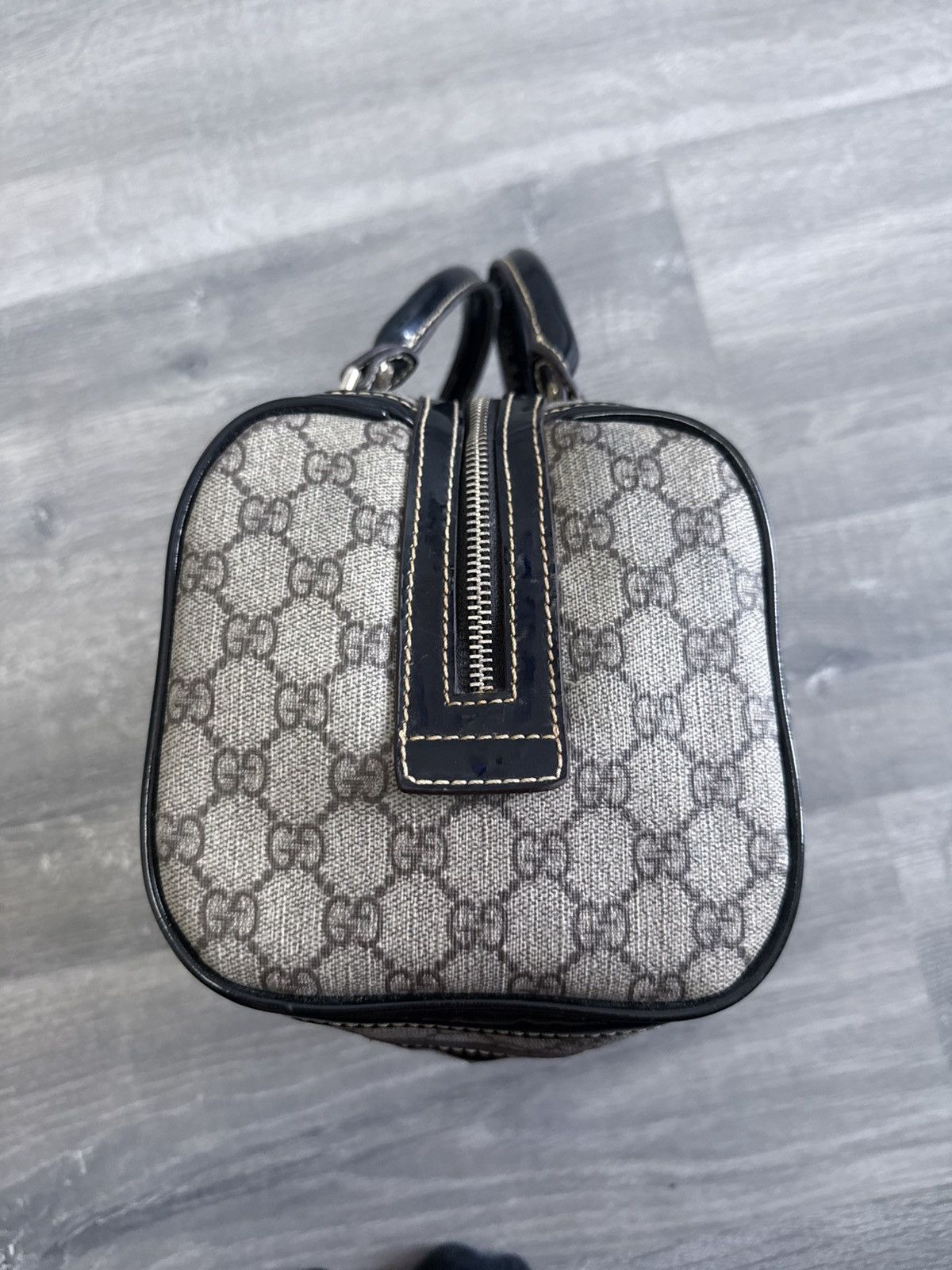 Gucci GUCCI Handbag 269876 Mini Boston GG canvas leather beige Size ONE SIZE - 4 Thumbnail