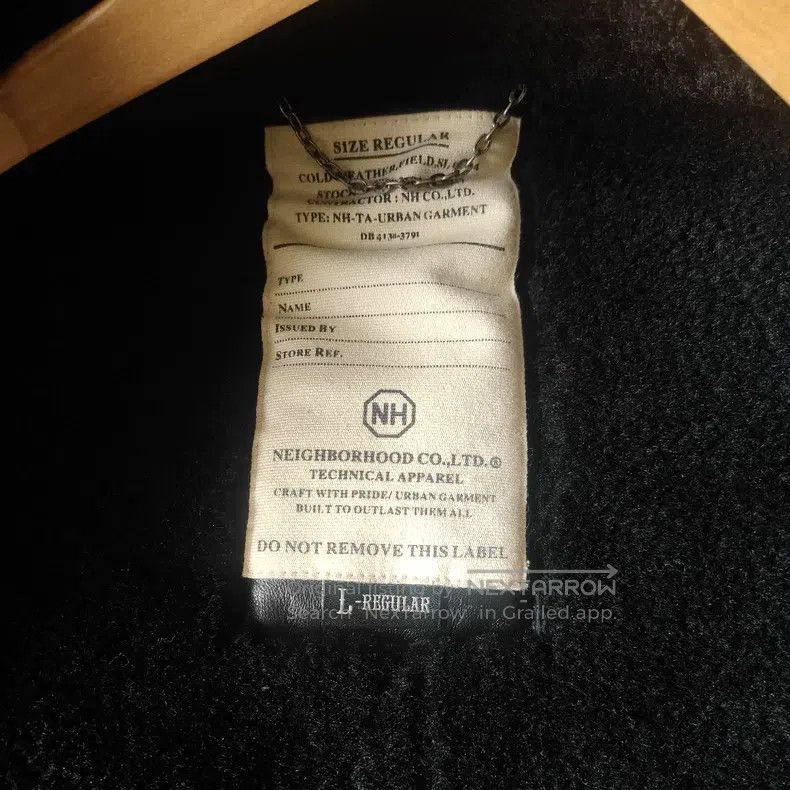 Neighborhood Neighborhood Fur integrated leather jacket Size US L / EU 52-54 / 3 - 4 Thumbnail