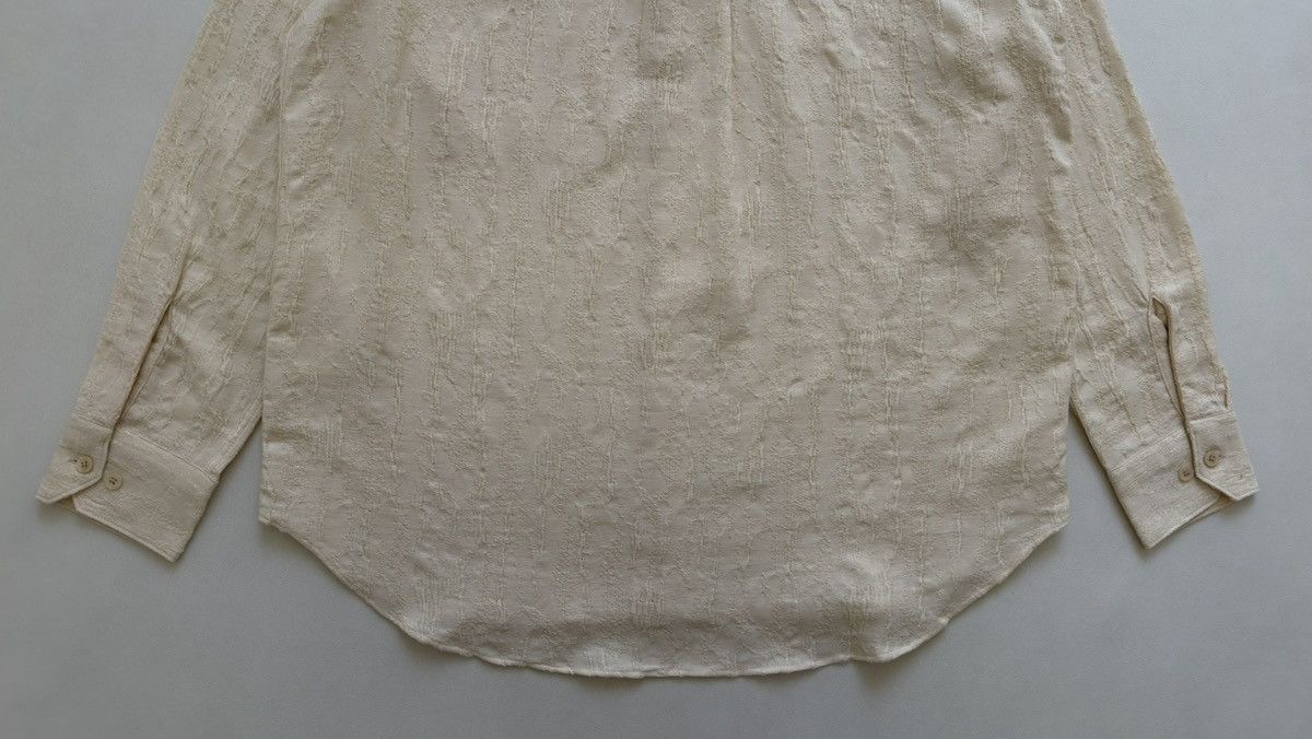 Sunflower ‘Ace’ Textured Cream Cotton Boxy Fit Shirt Size US M / EU 48-50 / 2 - 15 Thumbnail